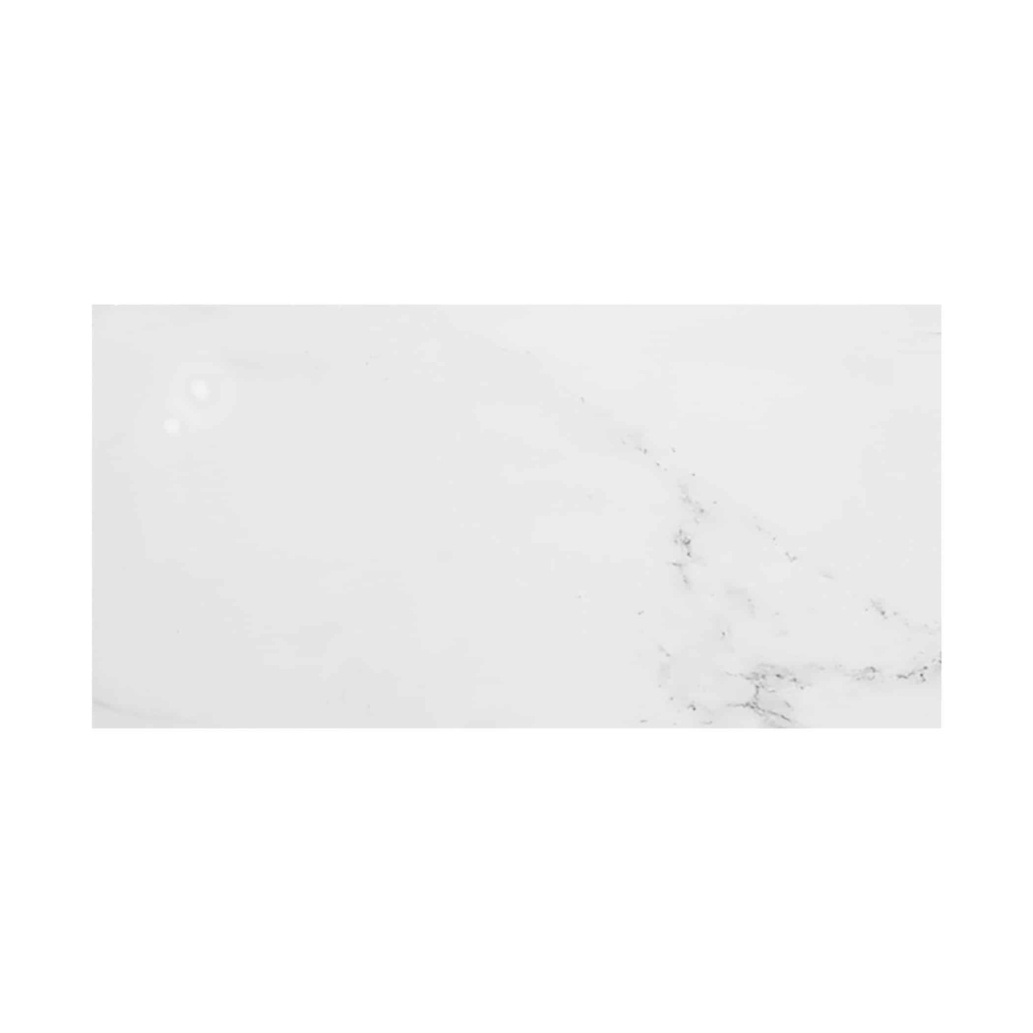 Absolute Carrara Polished Porcelain Tile - Image 2