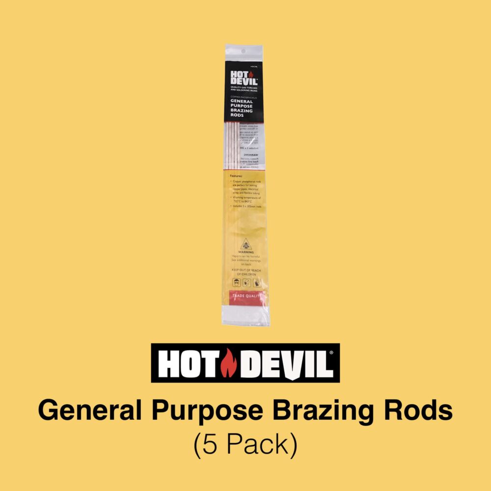 Hot Devil Brazing Rods (5 Pack)
