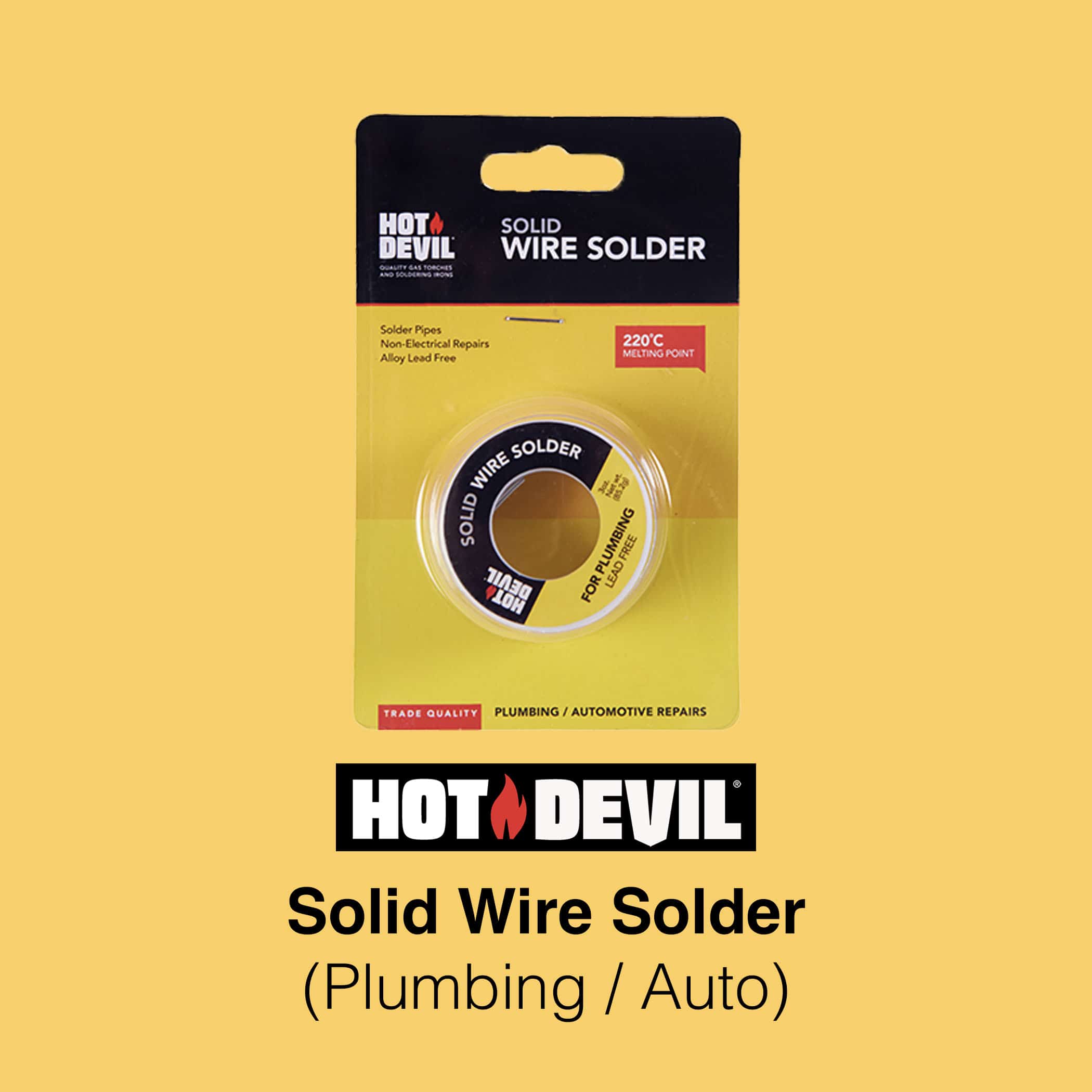 Hot Devil Solid Wire Solder - Image 2