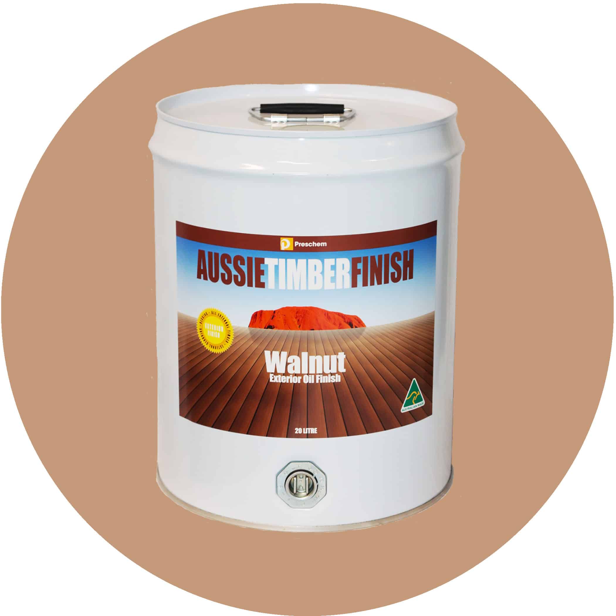 Preschem Aussie Timber Finish Walnut Decking Oil - 20 Litre Variation Image