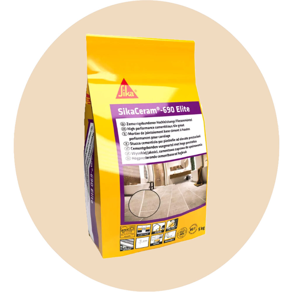SikaCeram-690 Elite Grout - 5kg Bahama Beige #46 Variation Image