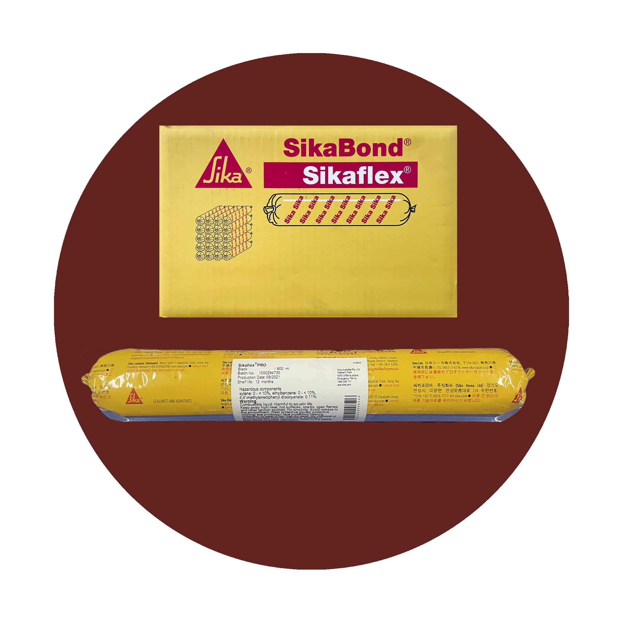 Sikaflex PRO Sealant - Brick Red Sausage Box of 20 Variation Image