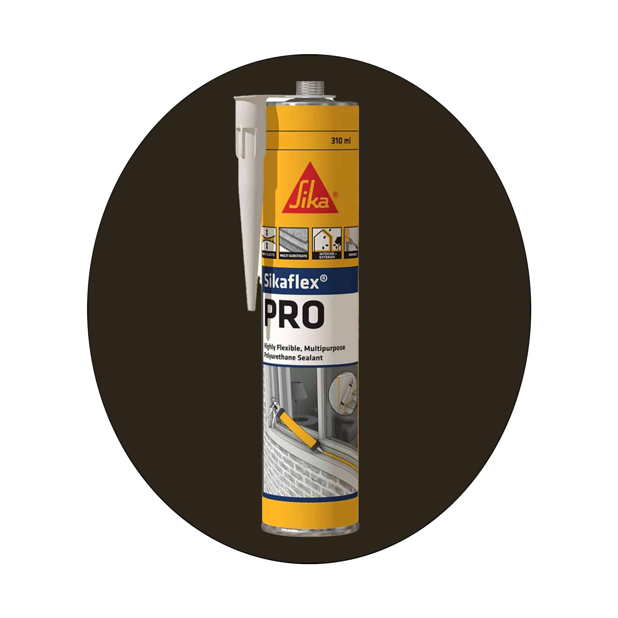 Sikaflex PRO Sealant - Dark Amber Cartridge Single Variation Image