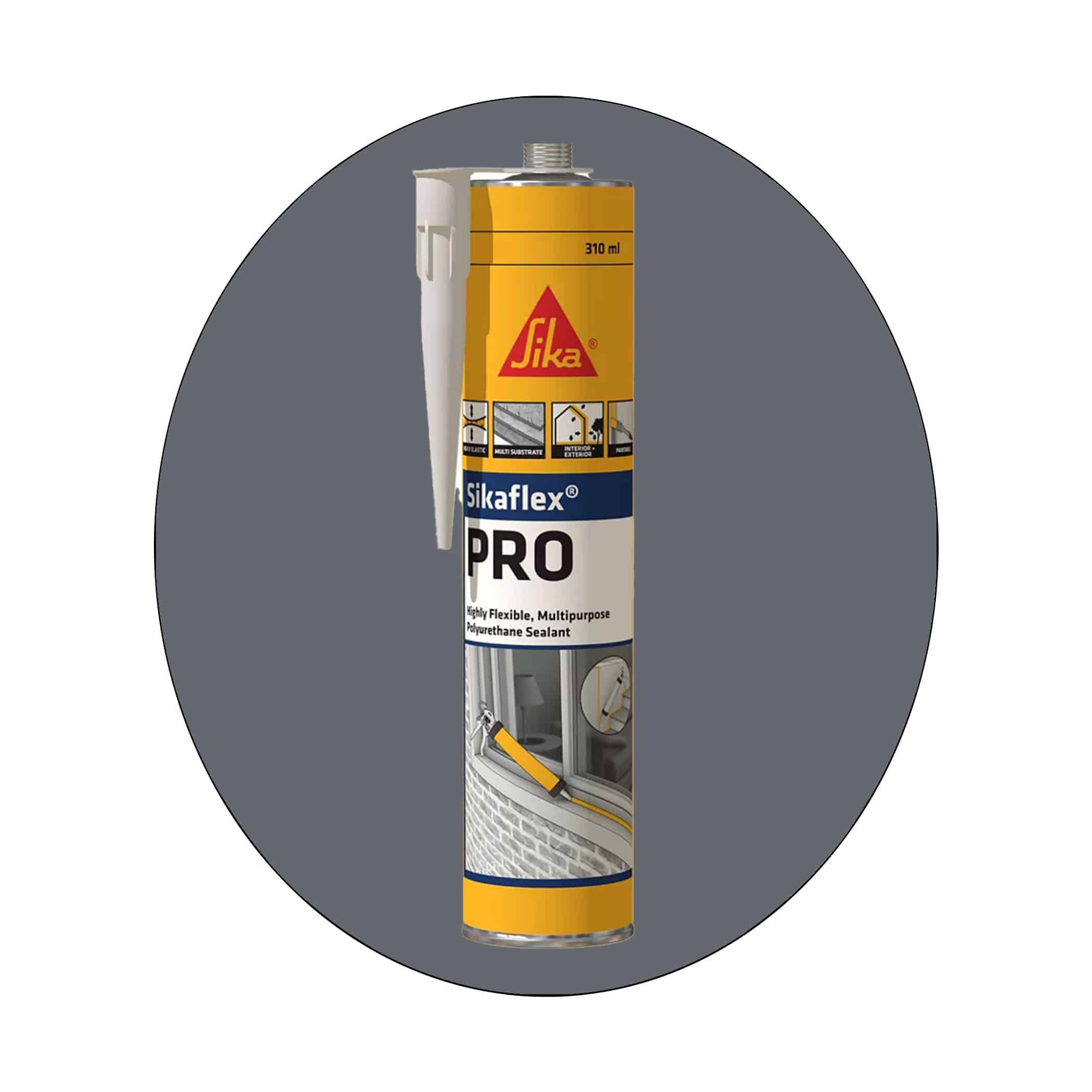Sikaflex PRO Sealant - Dark Grey Cartridge Single Variation Image