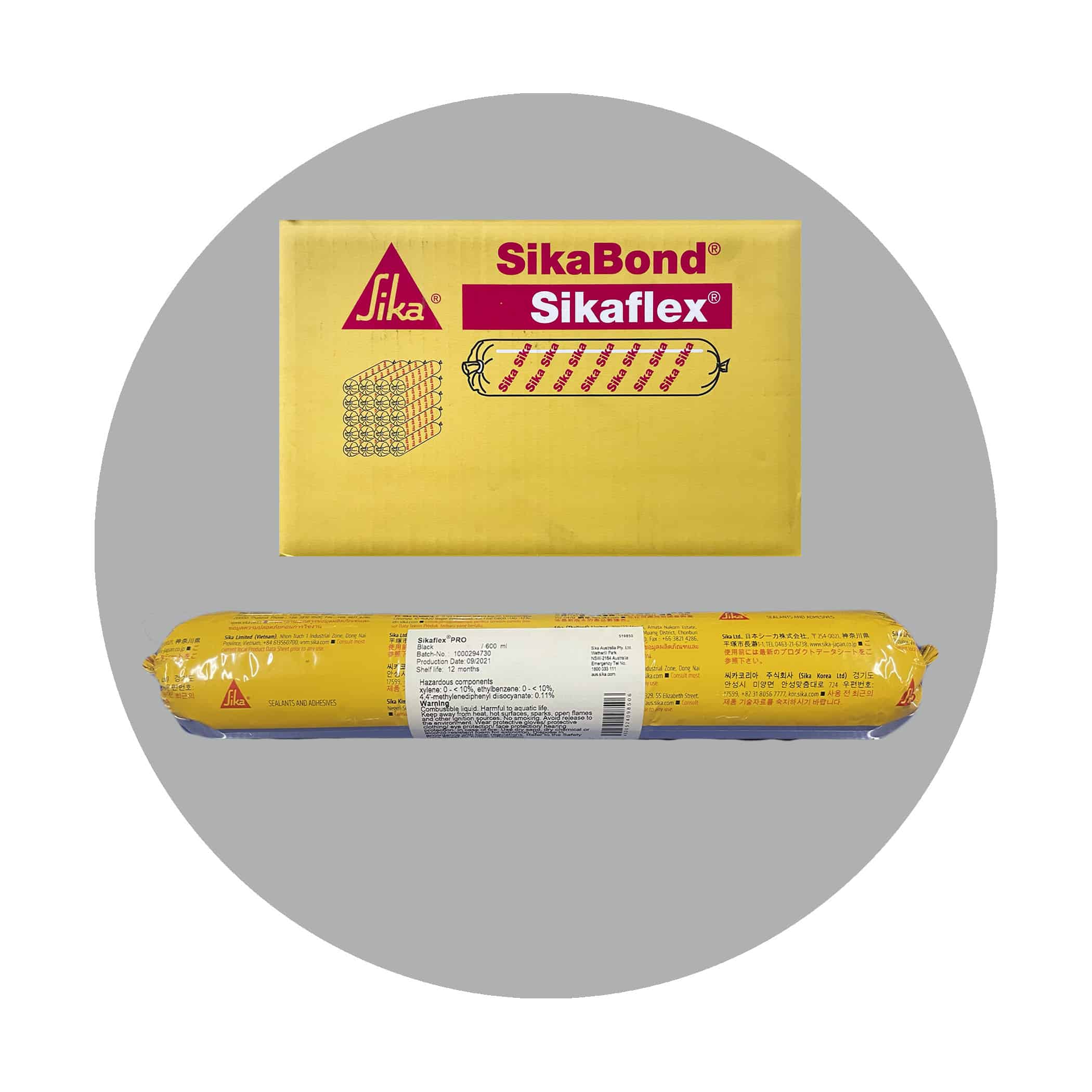 Sikaflex PRO Sealant - Grey Sausage Box of 20 Variation Image