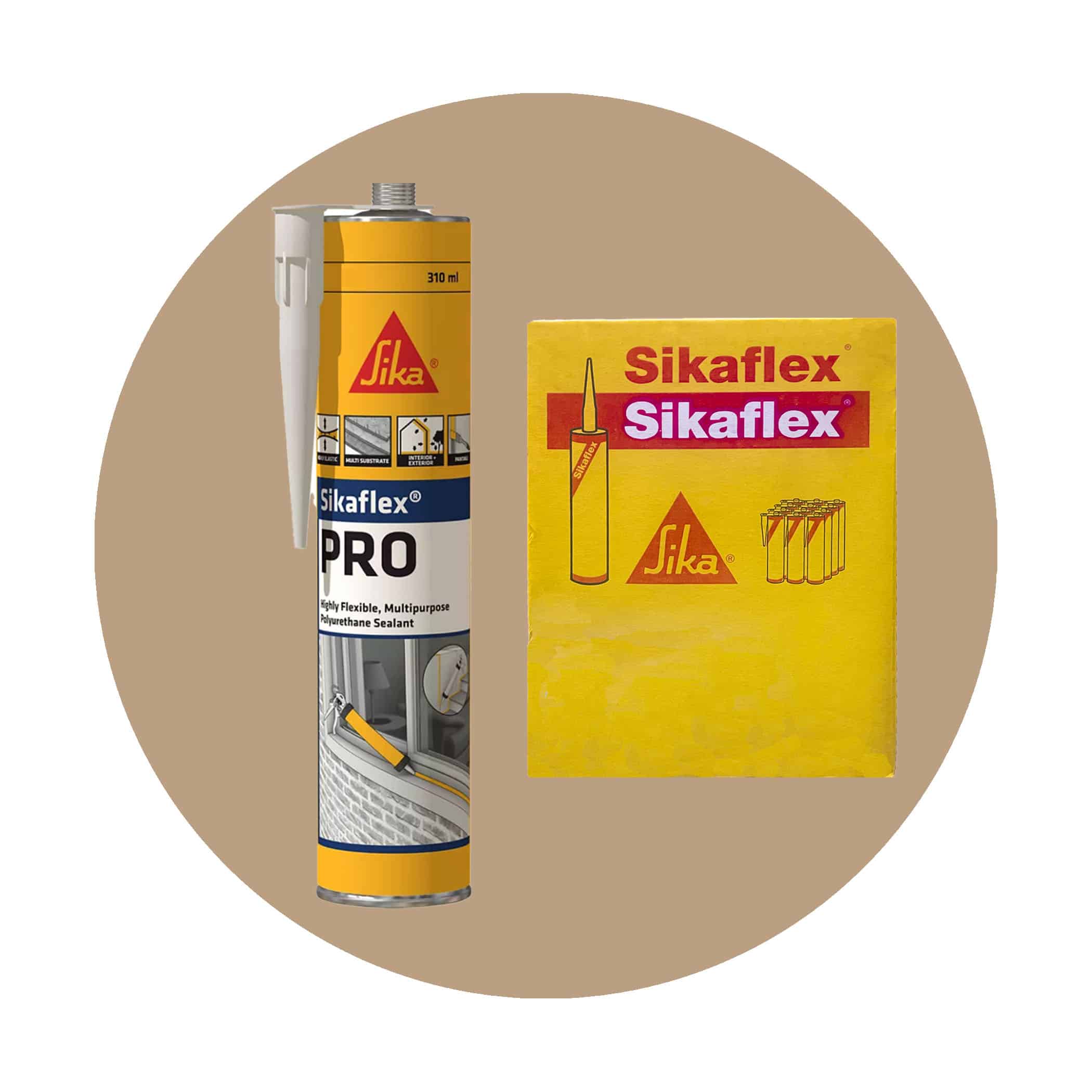 Sikaflex PRO Sealant - Pale Brown Cartridge Box of 12 Variation Image