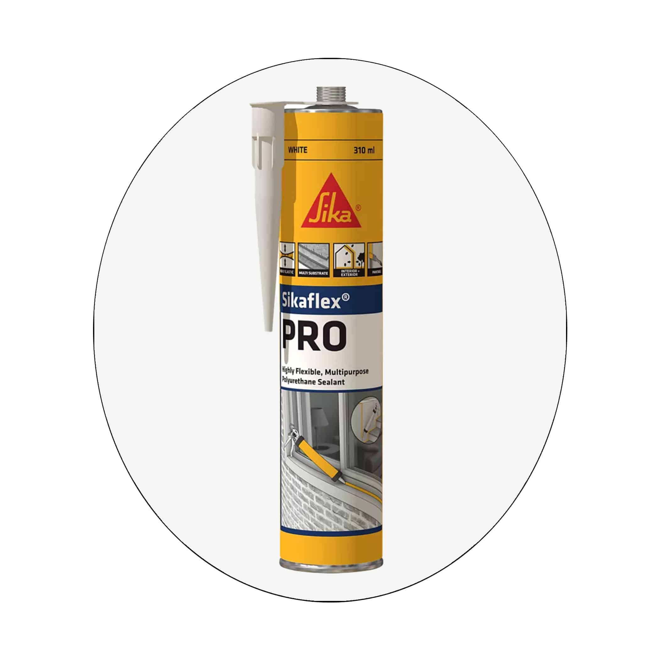 Sikaflex PRO Sealant - White Cartridge Single Variation Image