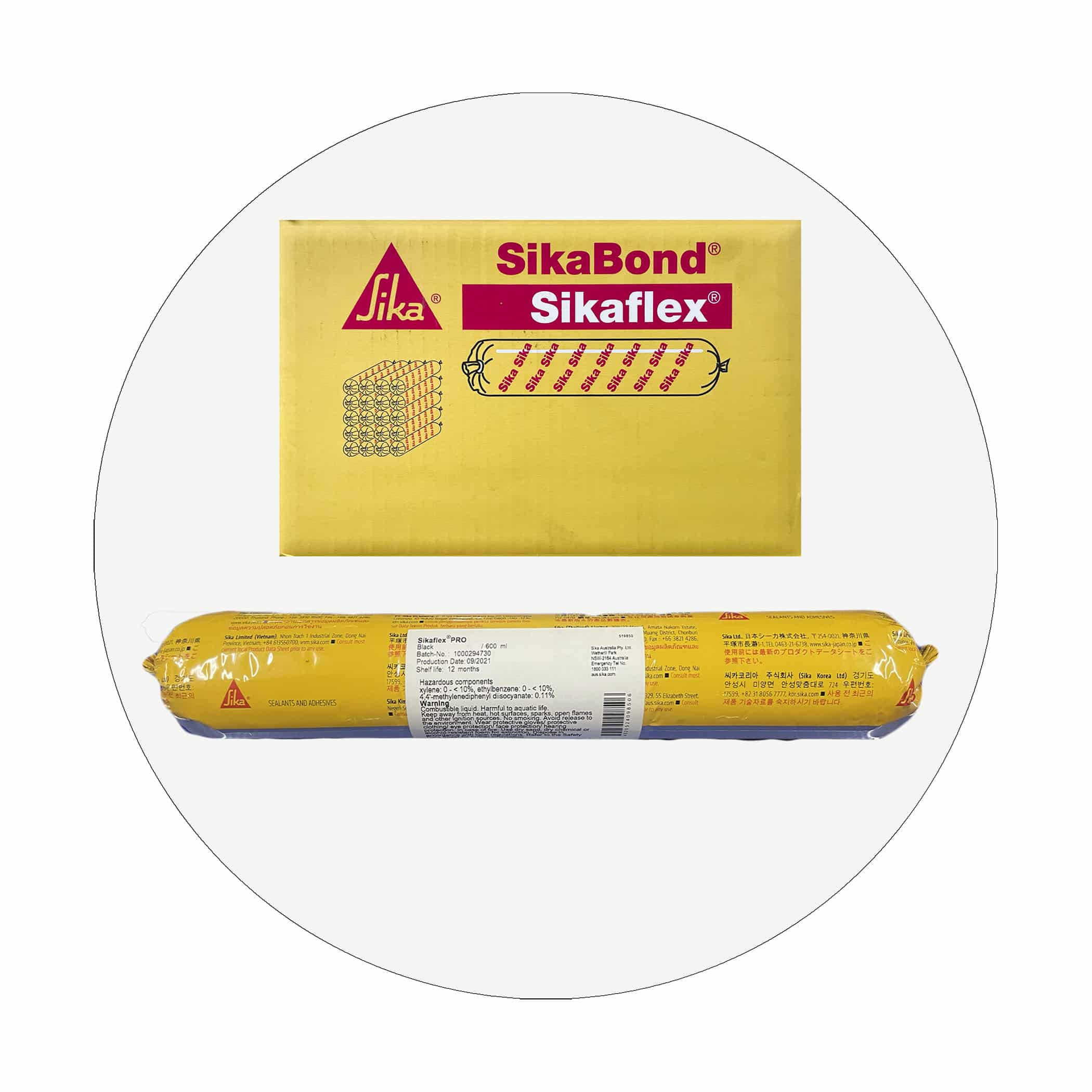 Sikaflex PRO Sealant - Black Sausage Box of 20 Variation Image