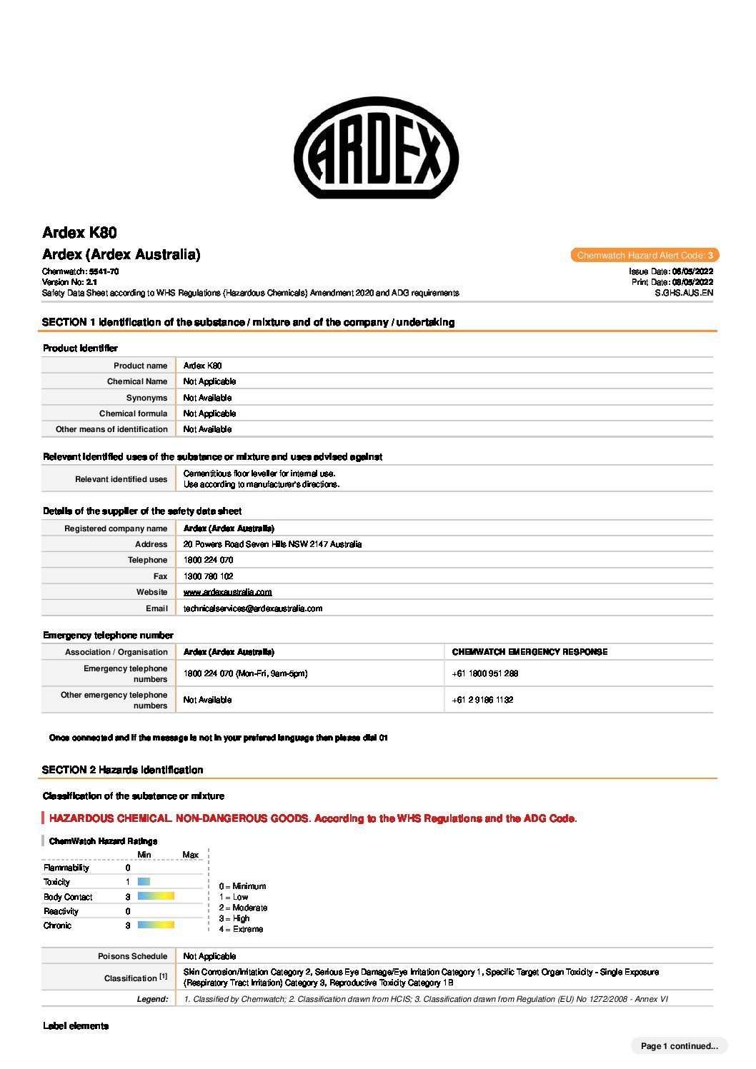 Technical Specifications