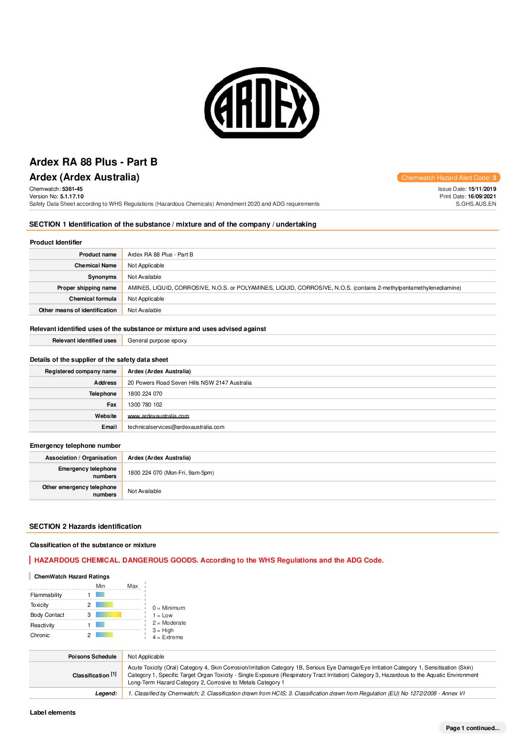 Technical Specifications