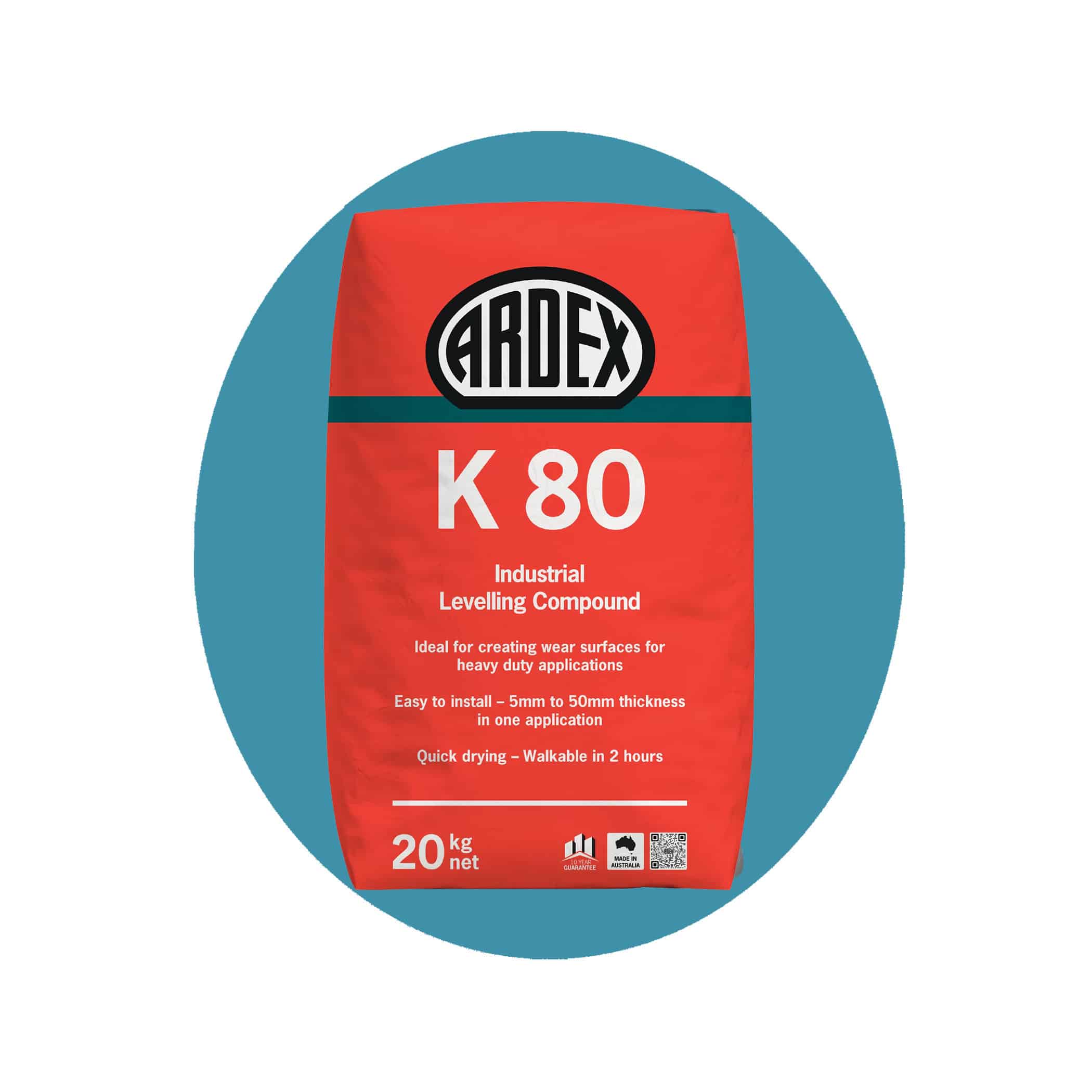 Ardex K80 Rapid Drying Self-Levelling Topping - Product image