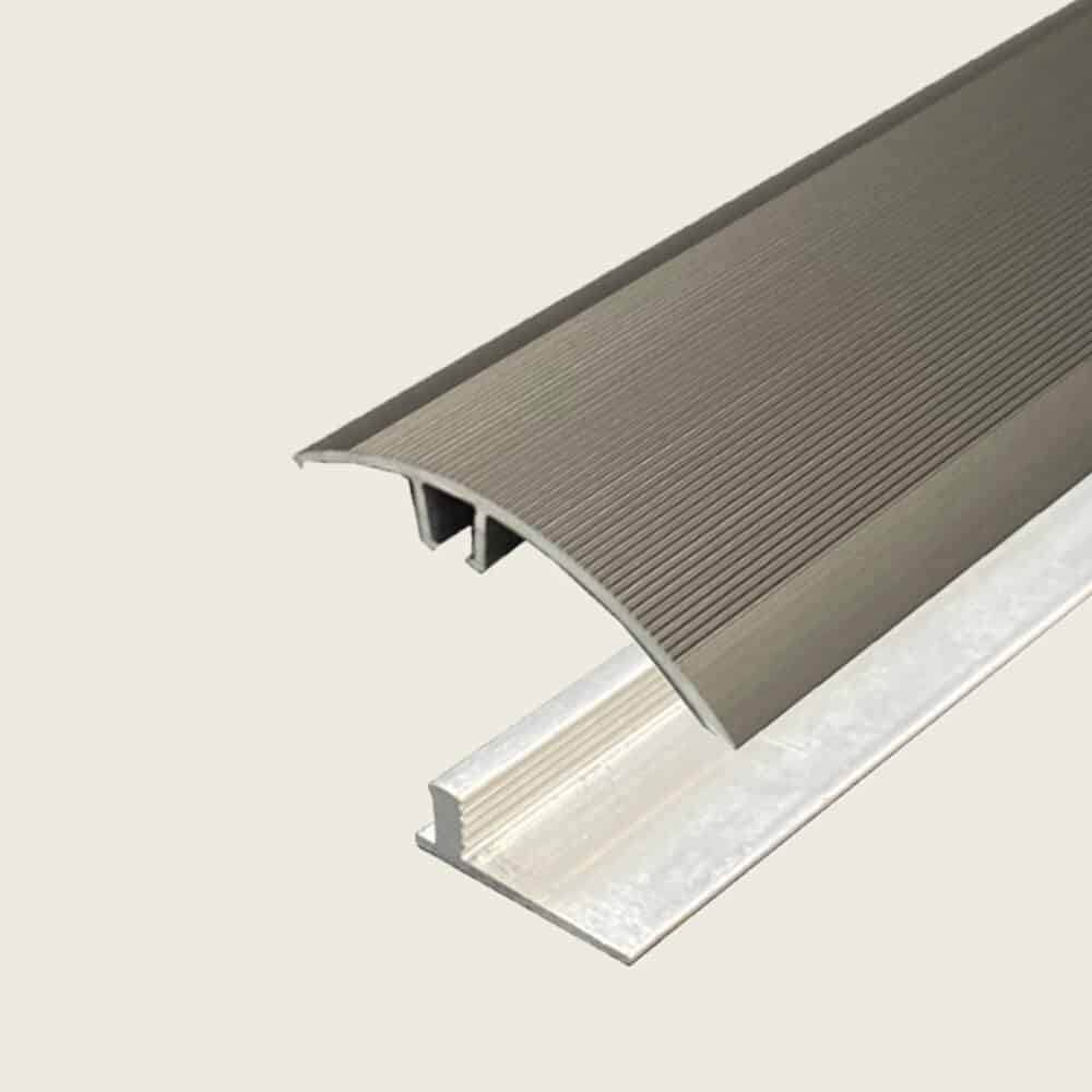 Seamless Transition Cover Trim-Curved - Champagne plus 5.5 - 9.2mm Multi Height Trim Base Variation Image