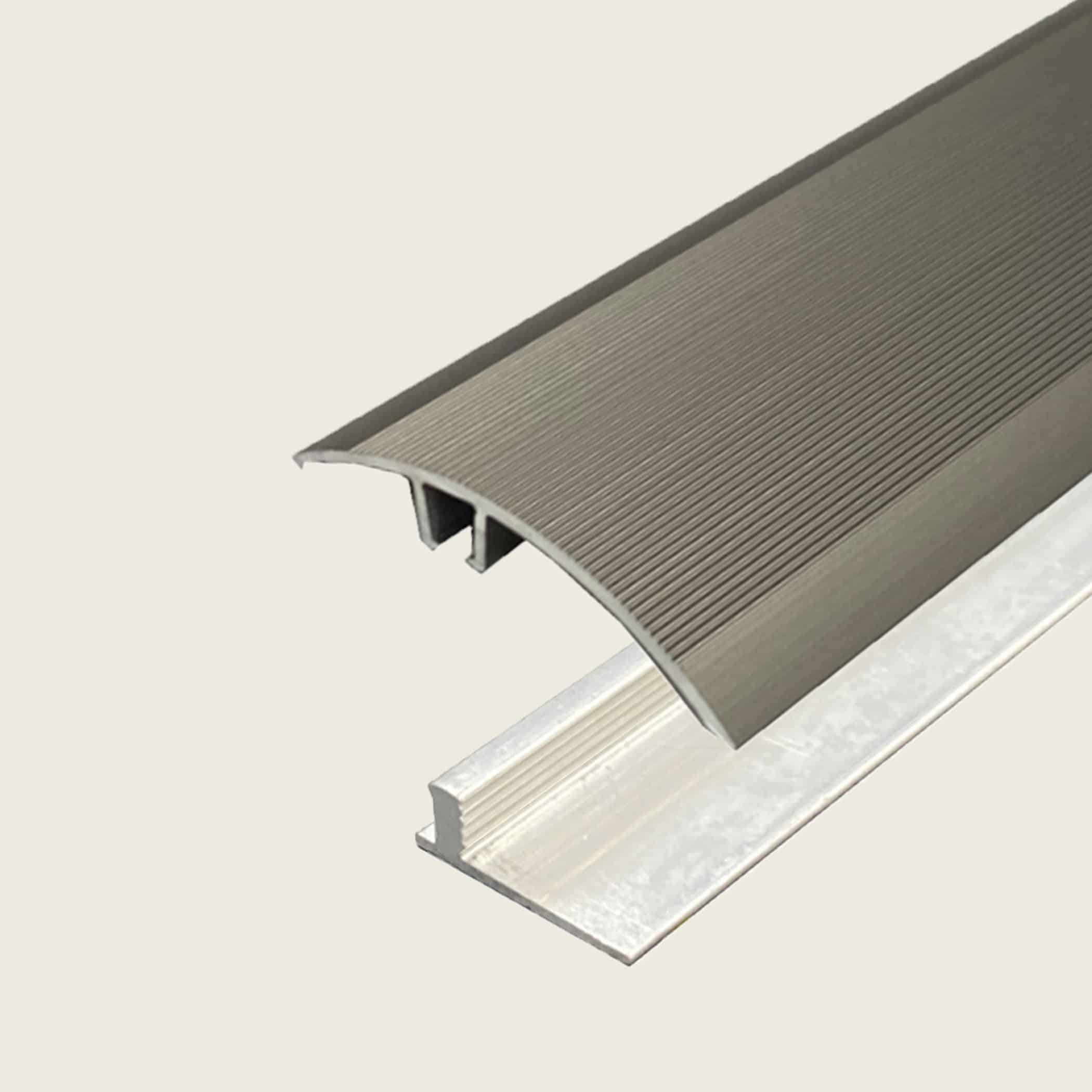 Seamless Transition Cover Trim-Curved - Champagne plus 5.5 - 9.2mm Multi Height Trim Base Variation Image