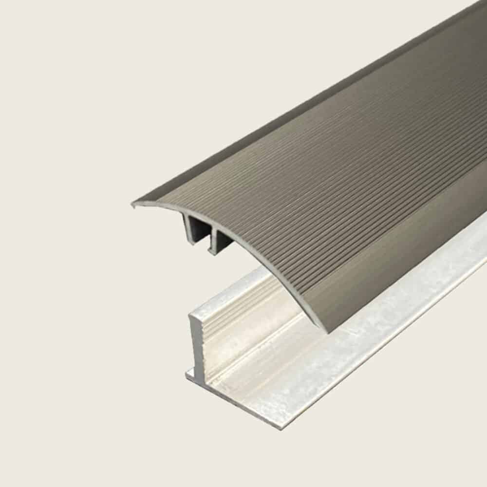 Seamless Transition Cover Trim-Curved - Champagne plus 12 - 15.7mm Multi Height Trim Base Variation Image