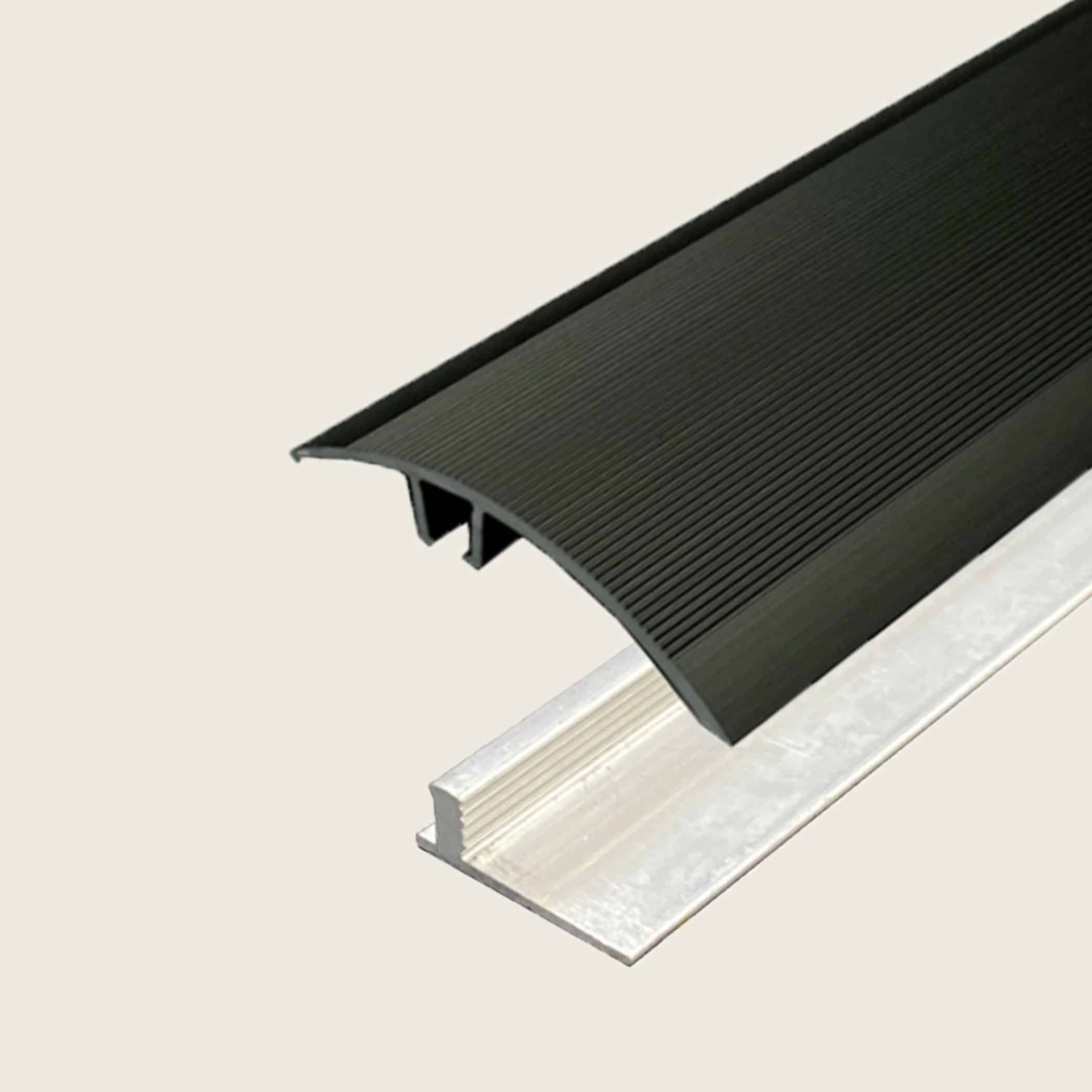 Seamless Transition Cover Trim-Curved - Black plus 5.5 - 9.2mm Multi Height Trim Base Variation Image