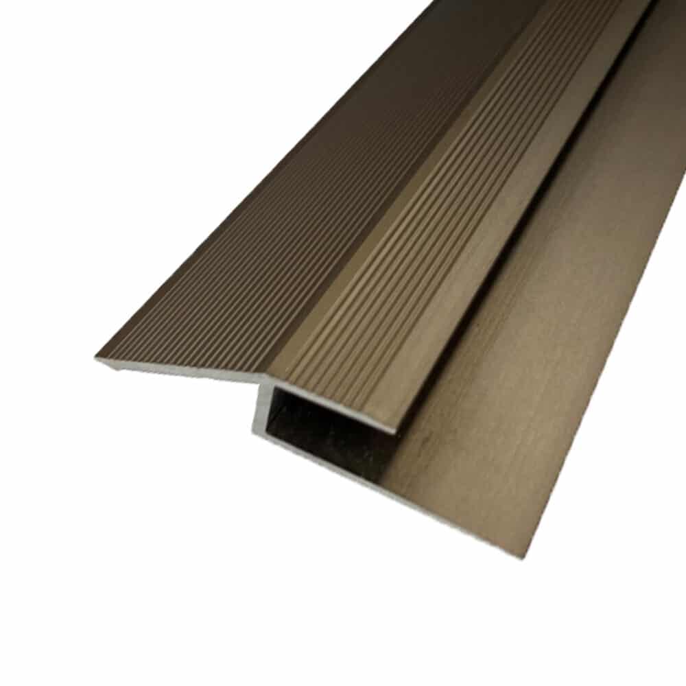 Hybrid Flooring Transition Ramp - Matt Bronze Variation Image
