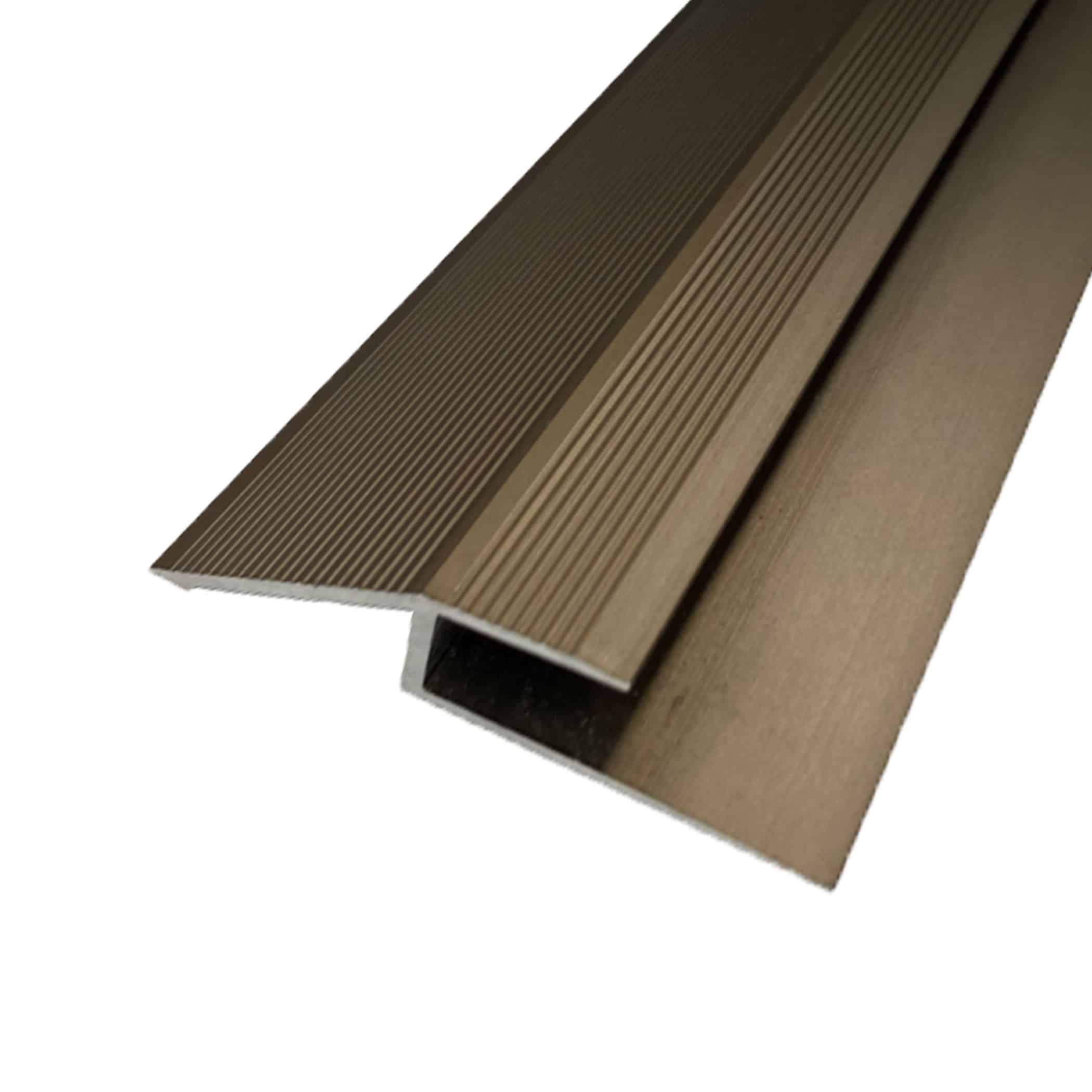 Hybrid Flooring Transition Ramp - Matt Bronze Variation Image