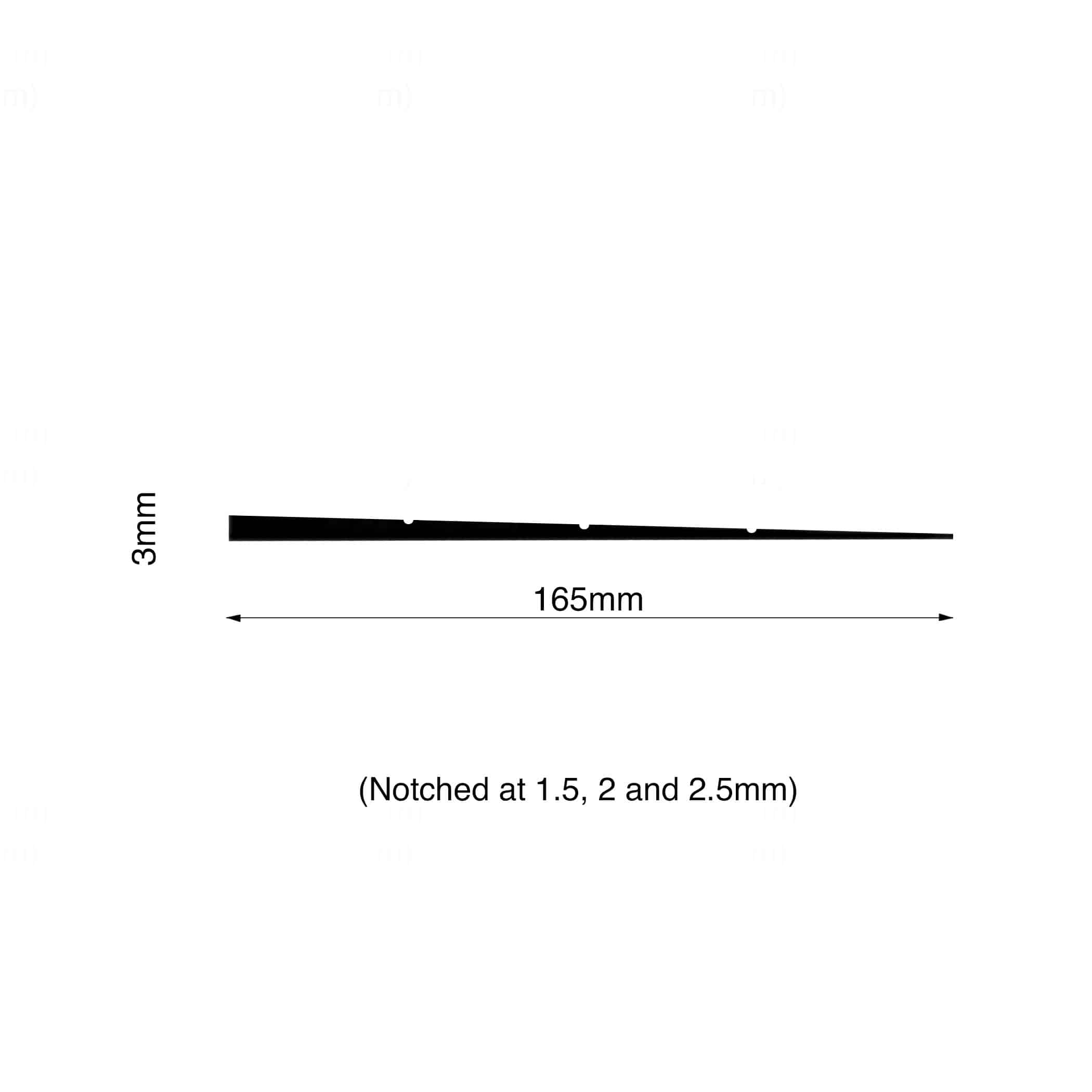 Ramp-It PVC Transition Ramp - 3mm x 160mm Variation Image