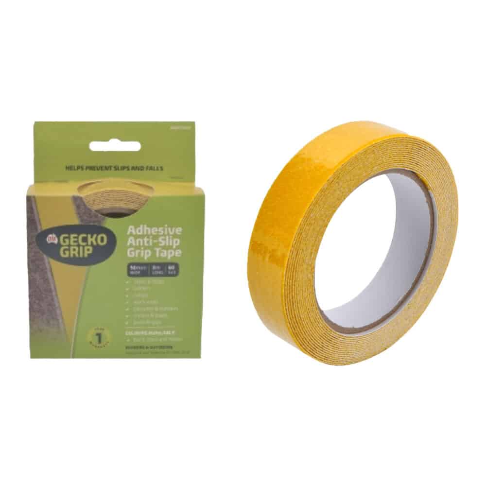 Gecko Grip Anti Slip Adhesive Tape - 25mm x 5m Yellow Variation Image
