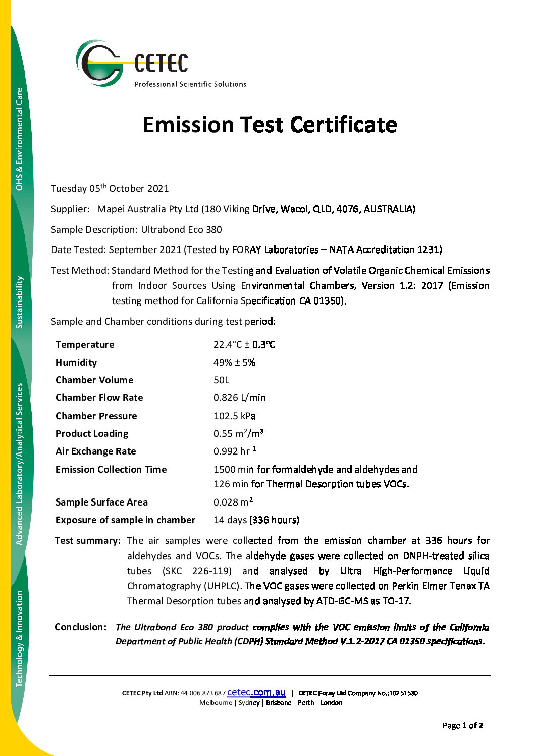 Technical Specifications