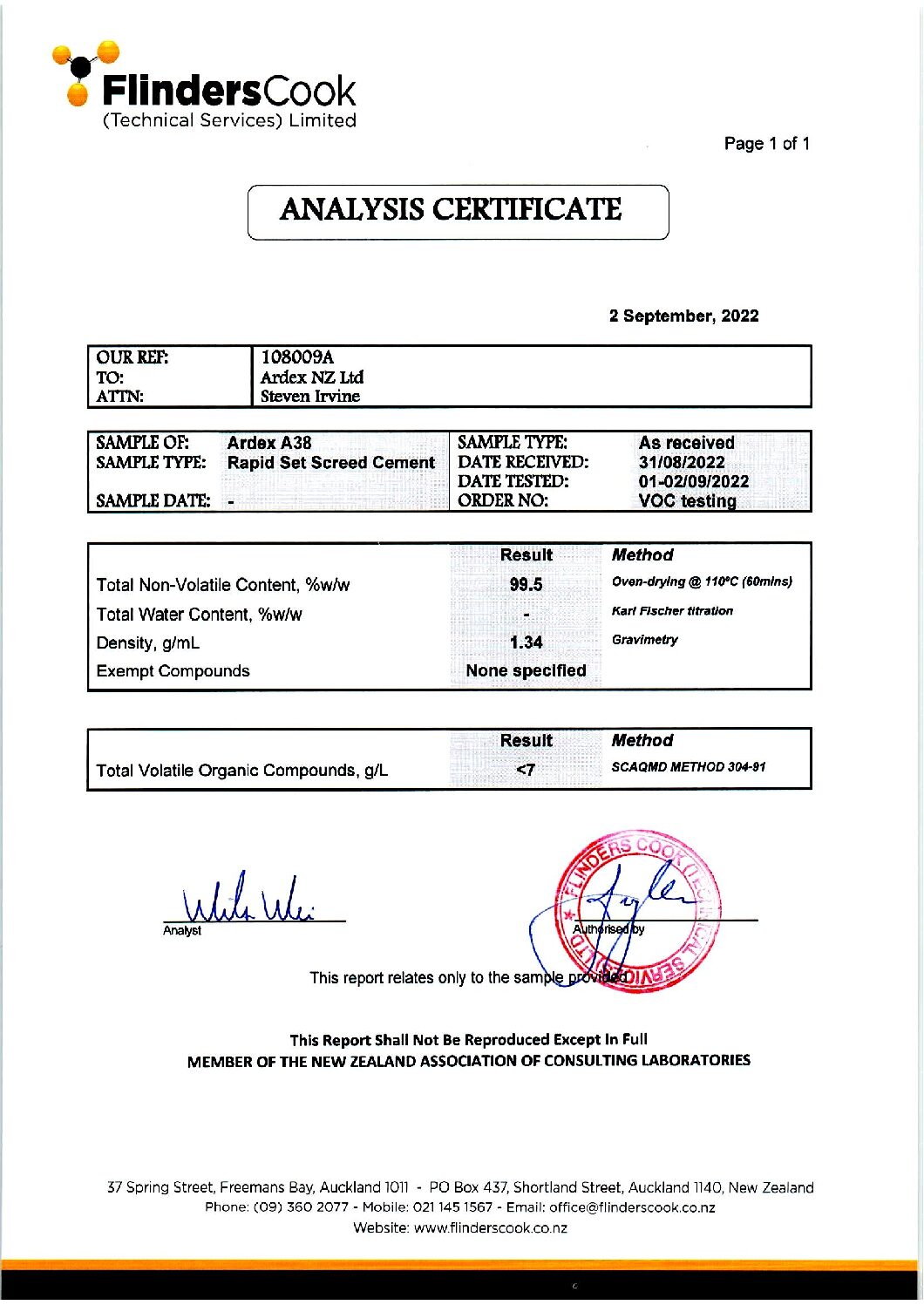 Technical Specifications