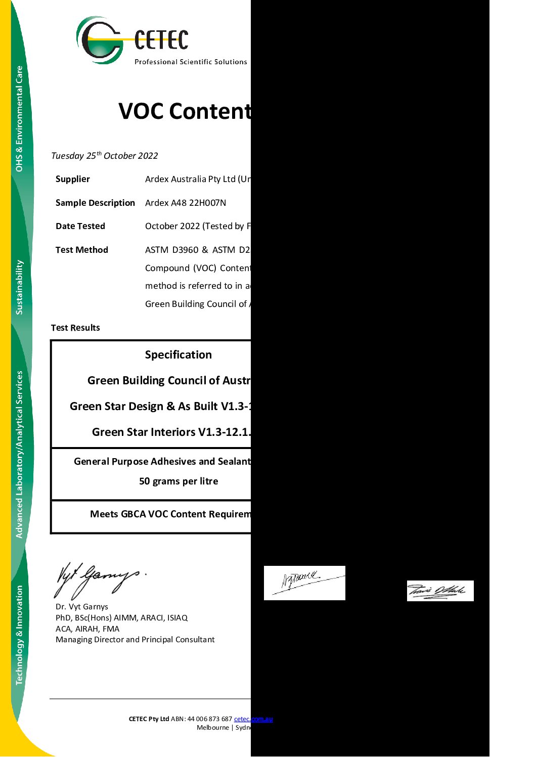 Technical Specifications