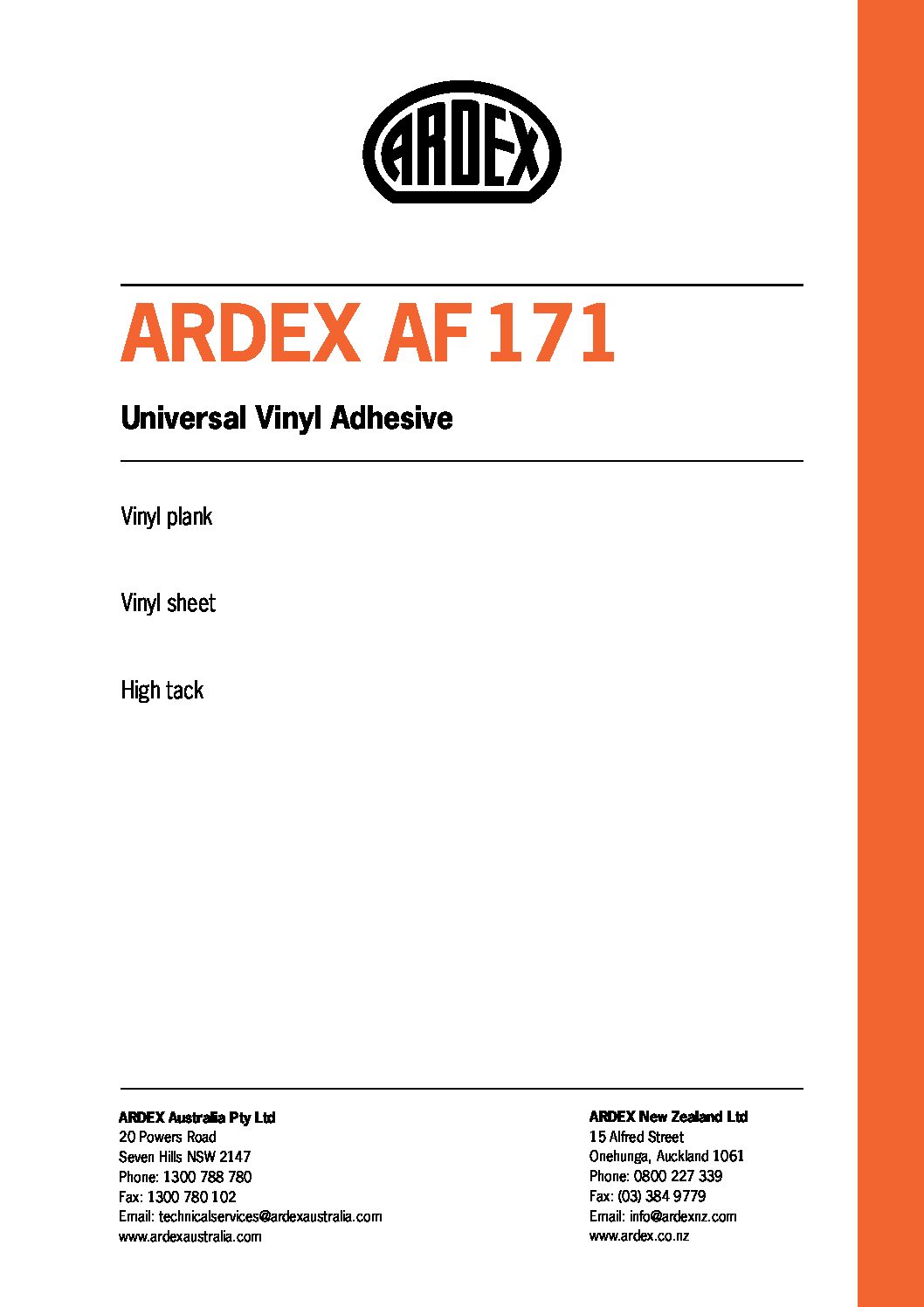 Technical Specifications