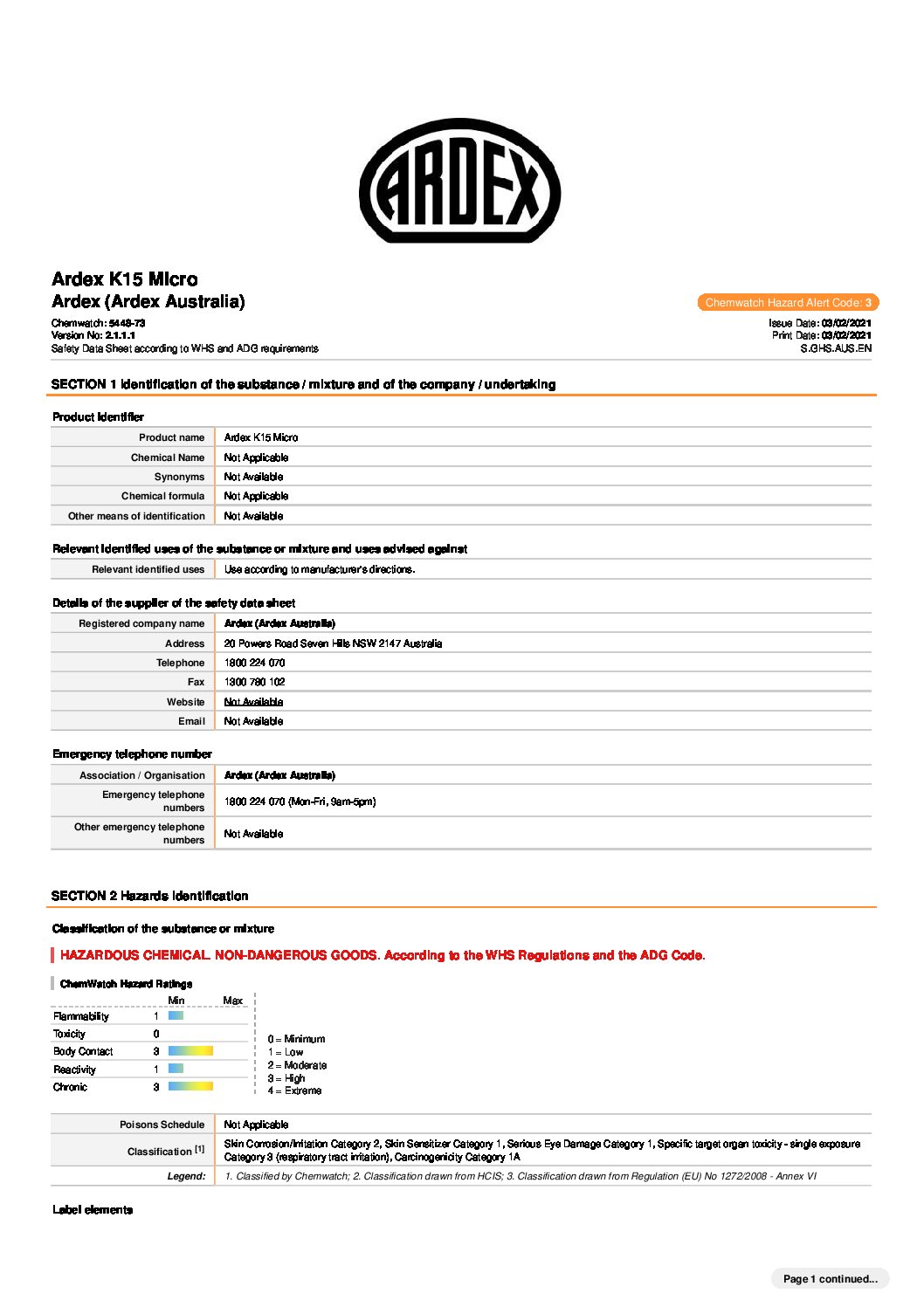 Technical Specifications