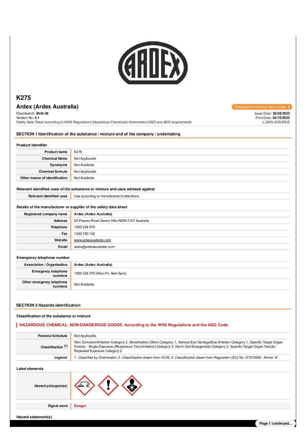 Technical Specifications
