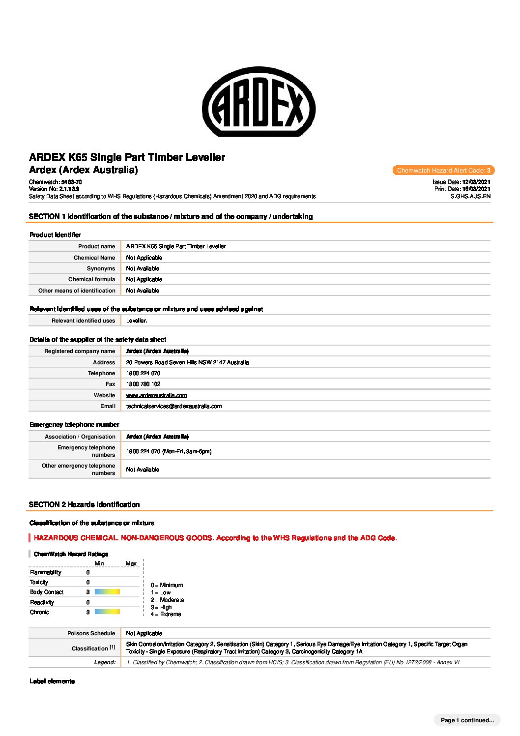 Technical Specifications