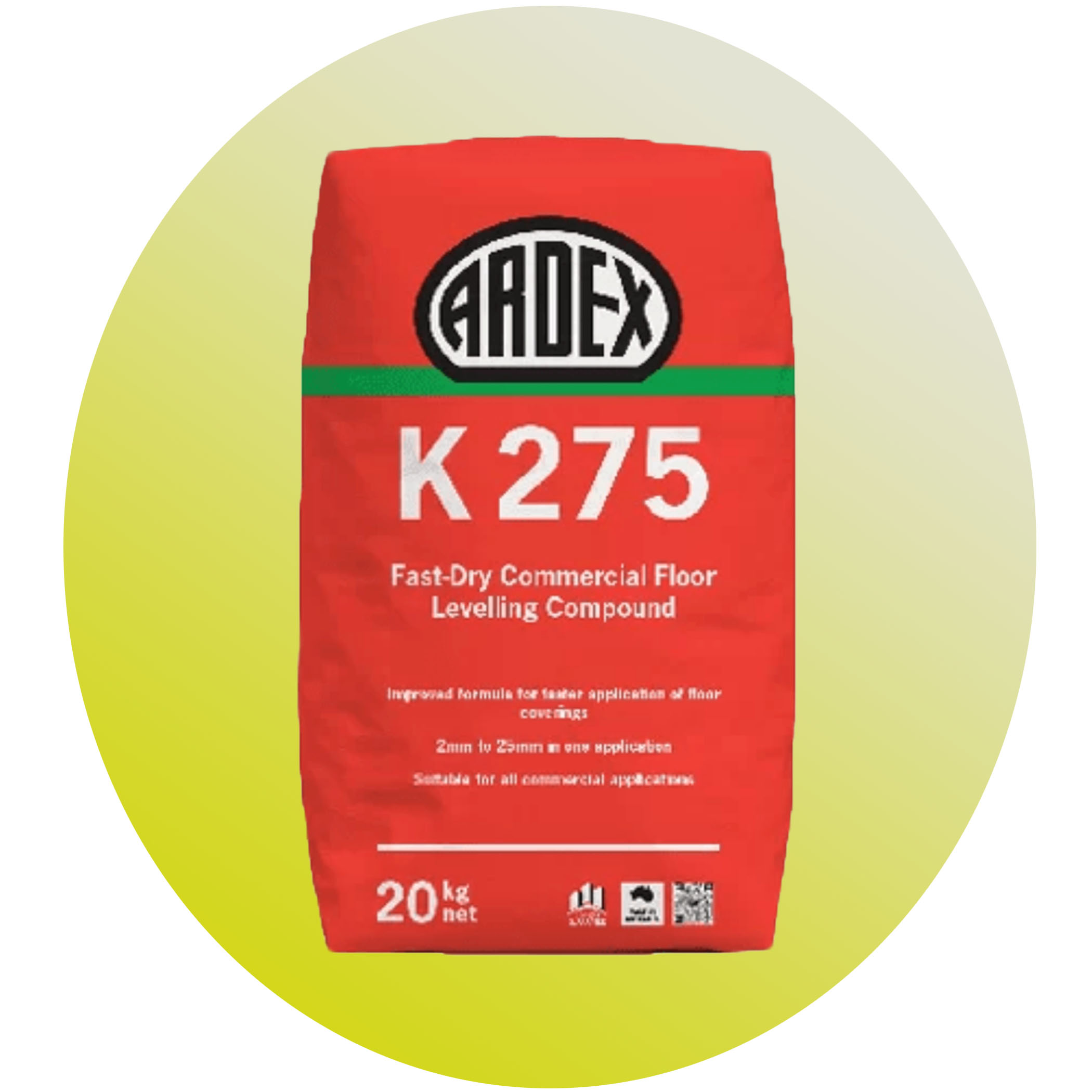 Ardex K275 Fast Dry Commercial Floor Levelling Compound - Product Image