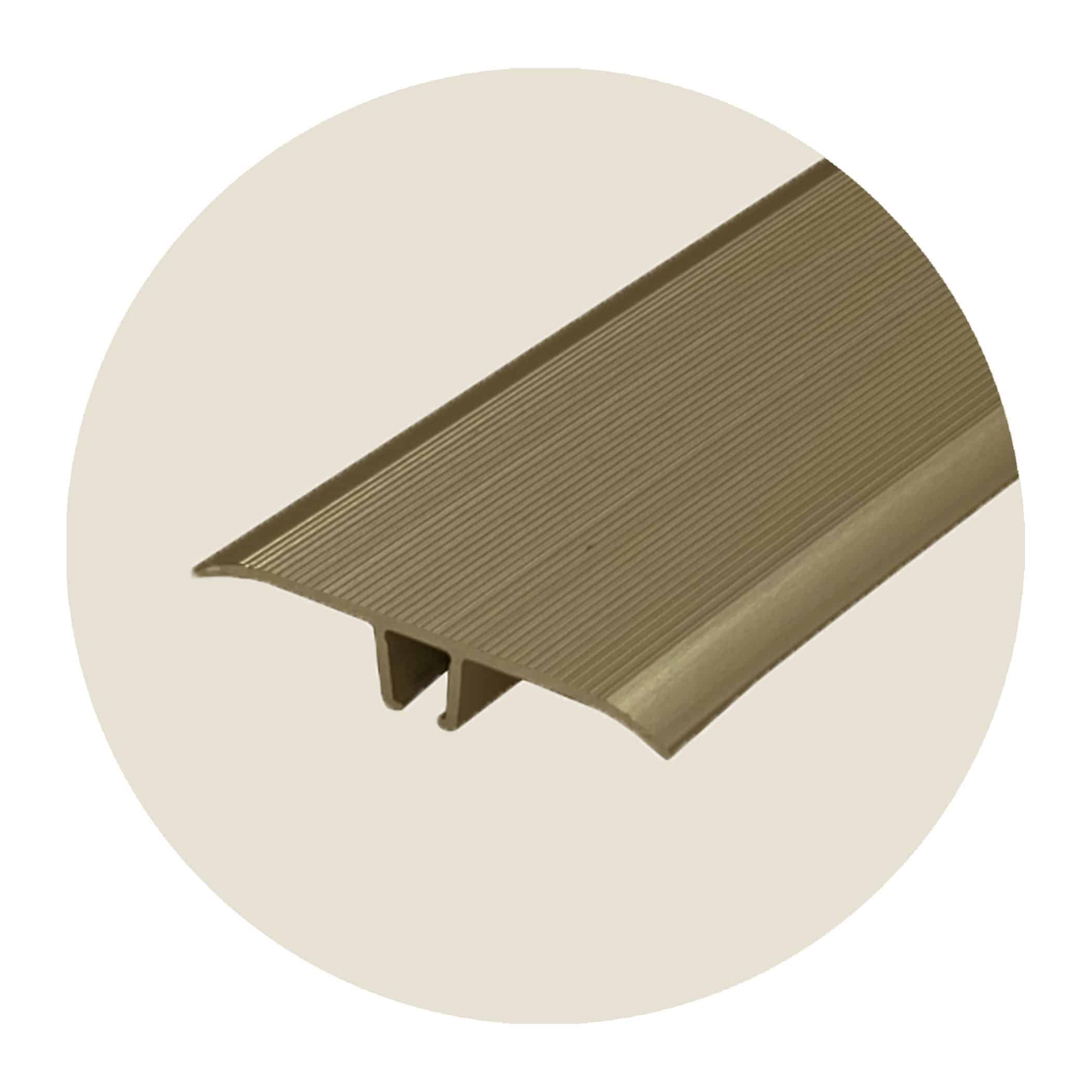 Seamless Transition Cover Trim - Tapered Edge - Bronze Variation Image