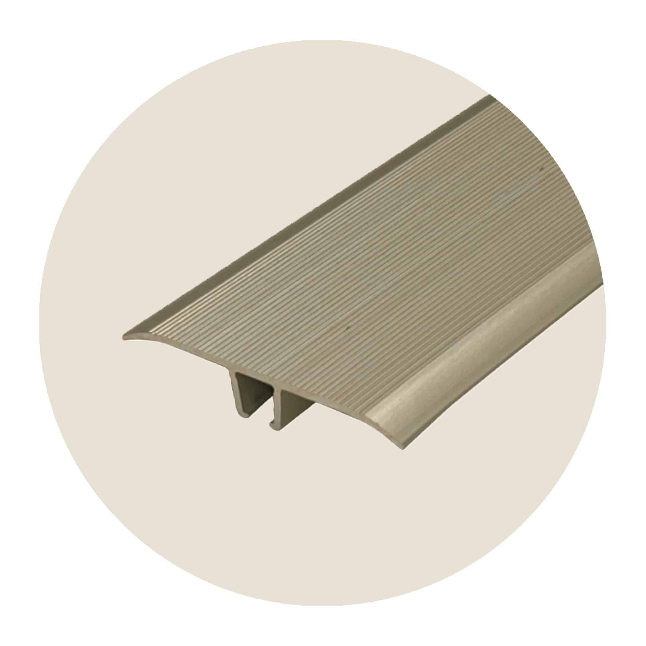 Seamless Transition Cover Trim - Tapered Edge - Champagne Variation Image