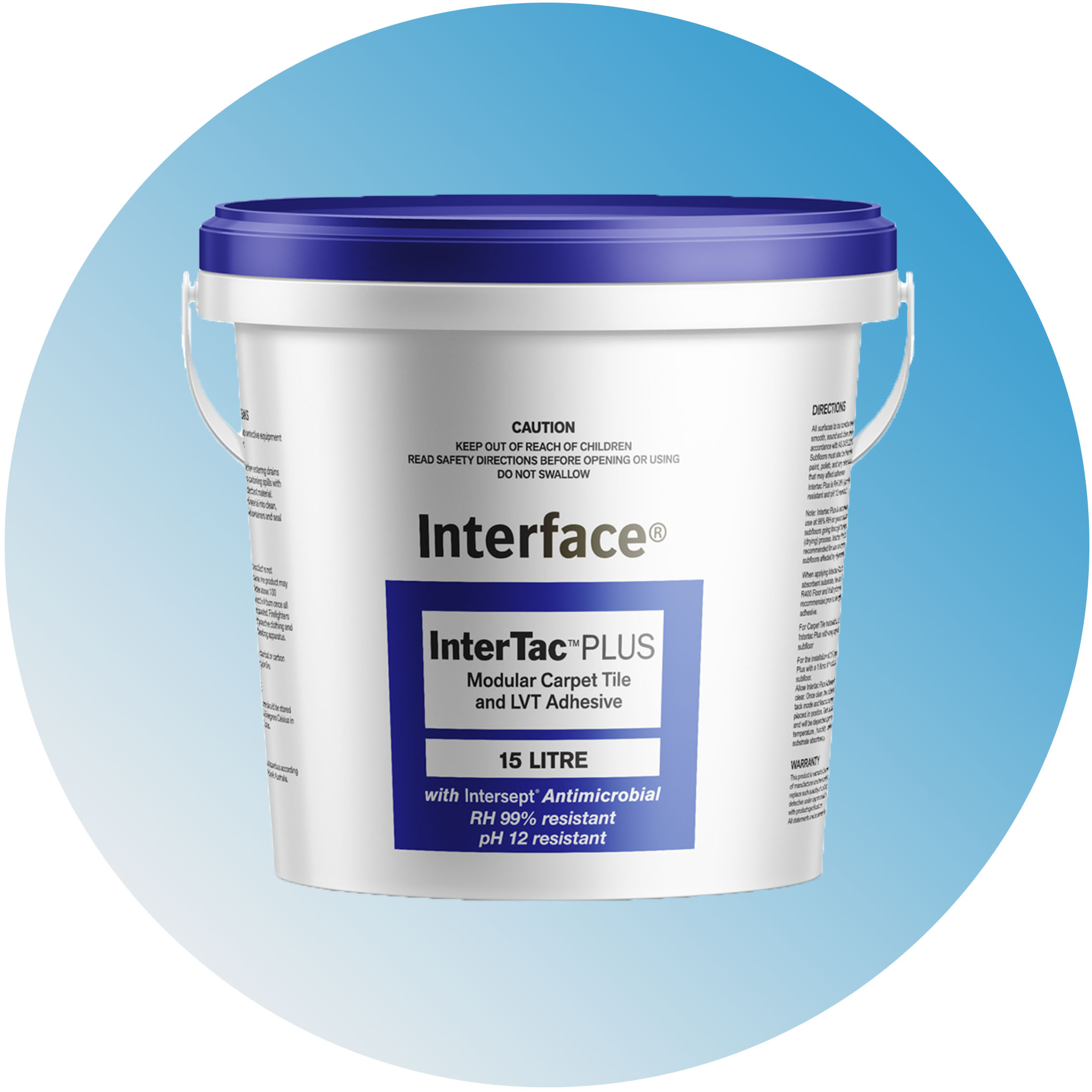 Interface Intertac Plus Carpet Tile Adhesive - Product Image