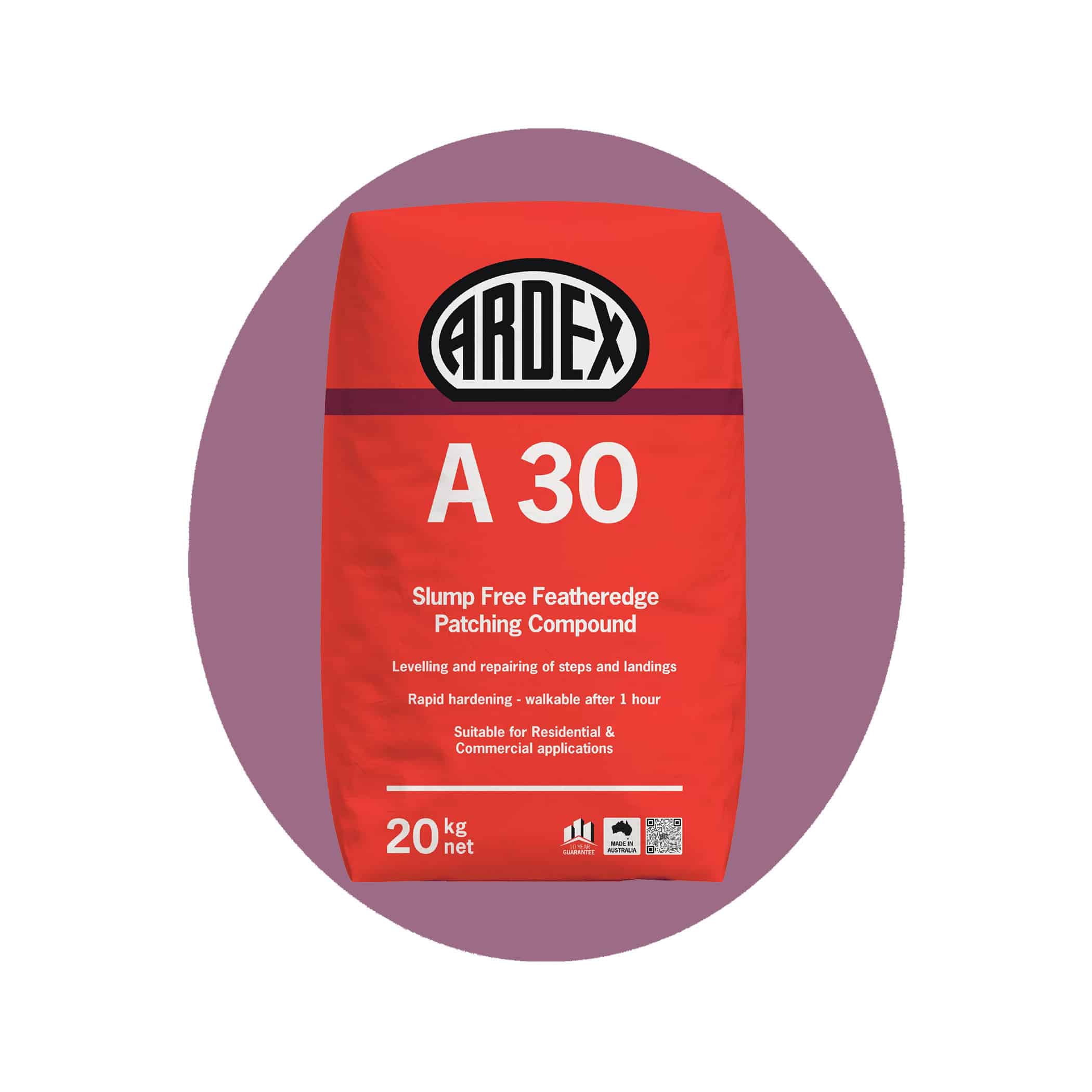 Ardex A30 Featheredge Patching Compound - Product Image