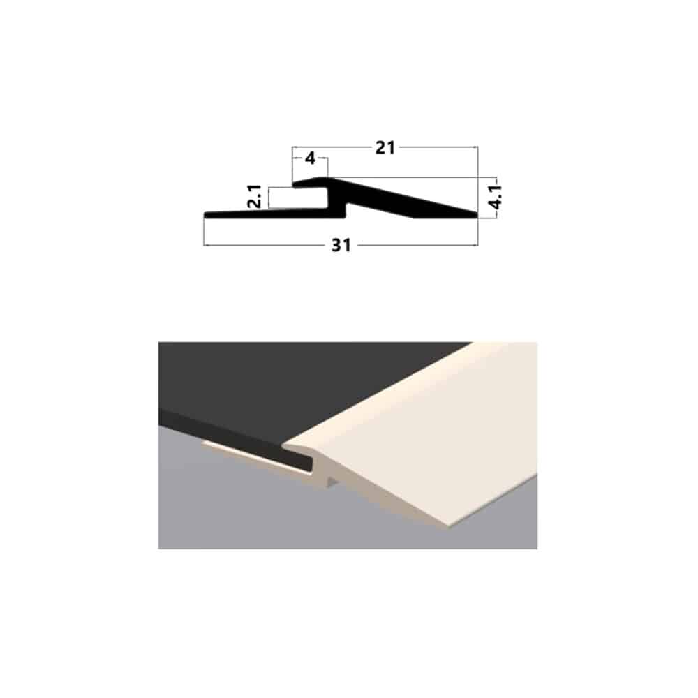 Vinyl Flooring Transition Ramp - Gallery Image