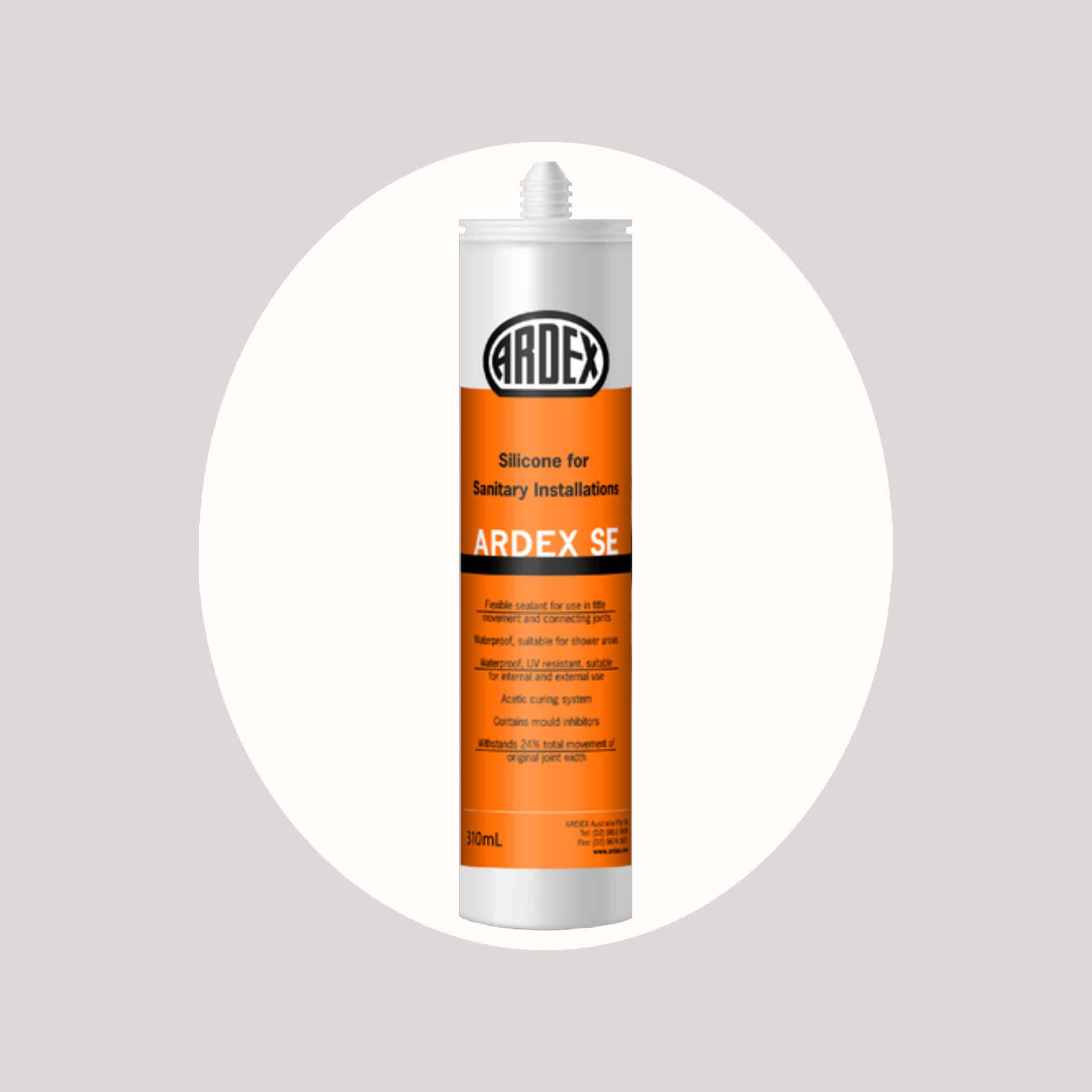 Ardex SE Sanitary Silicone - Alabaster Variation Image