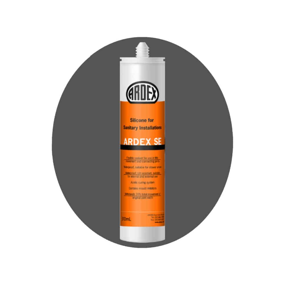 Ardex SE Sanitary Silicone - Charred Ash Variation Image