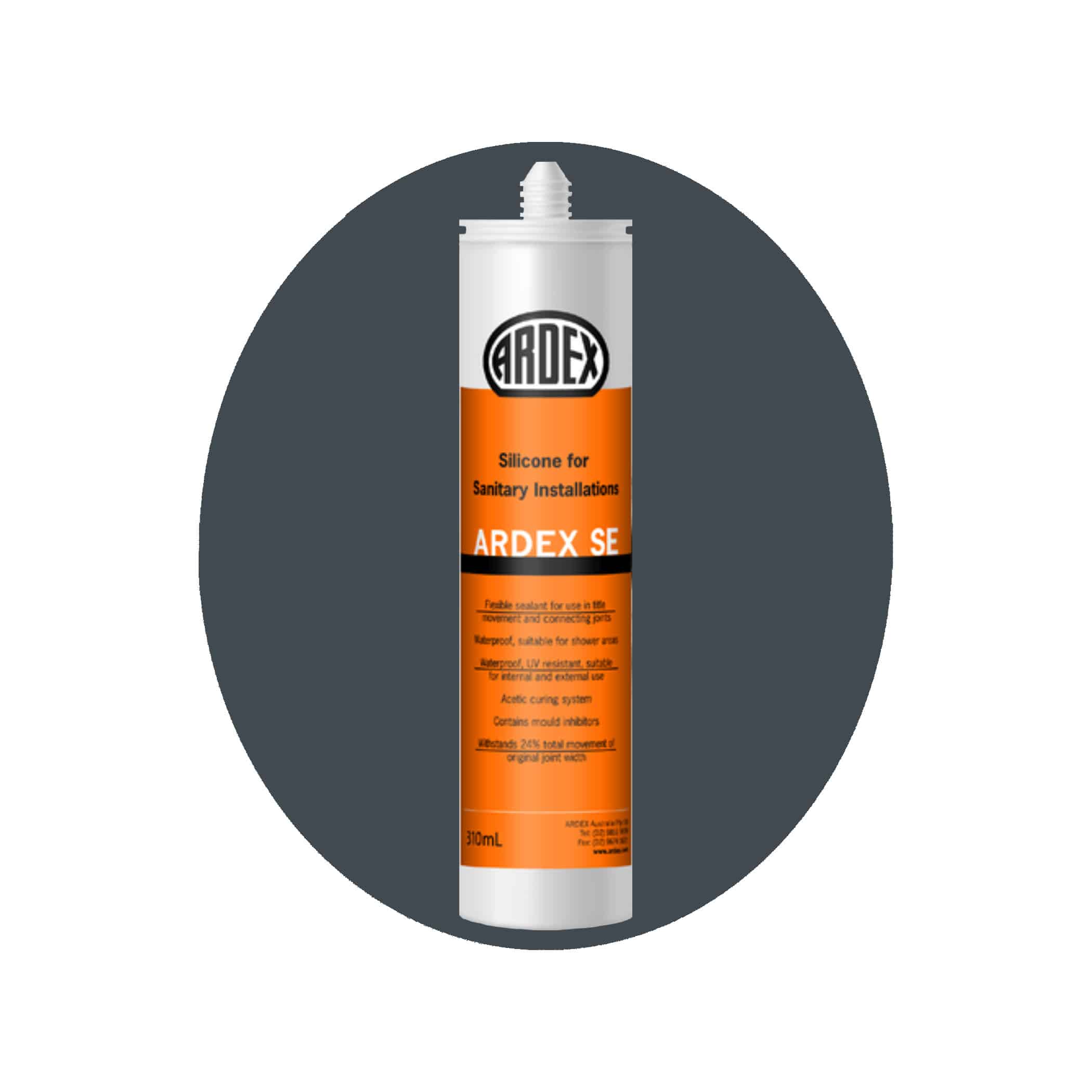 Ardex SE Sanitary Silicone - Midnight Variation Image