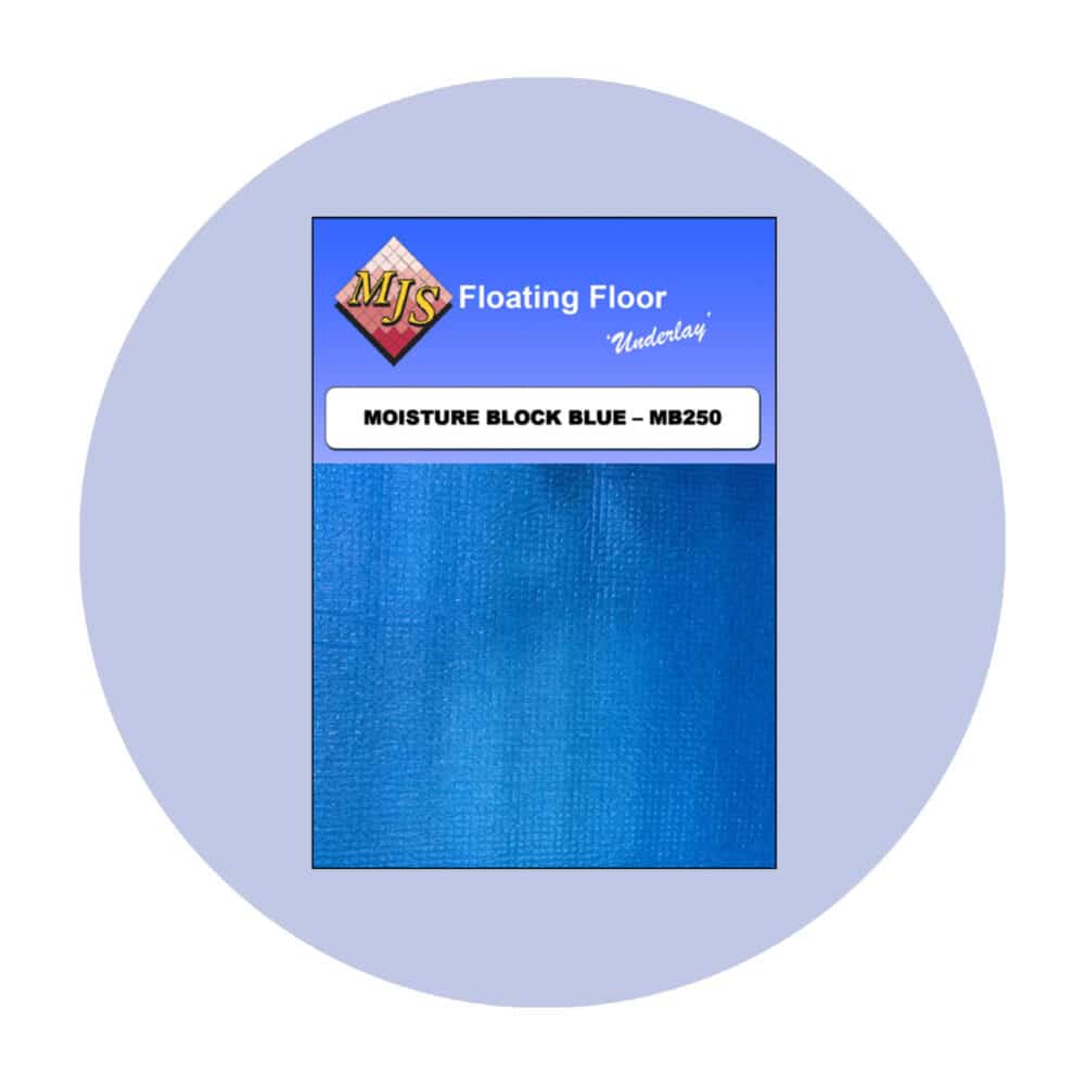 MJS Cush N Wood Moisture Block Blue Underlay - Product Image