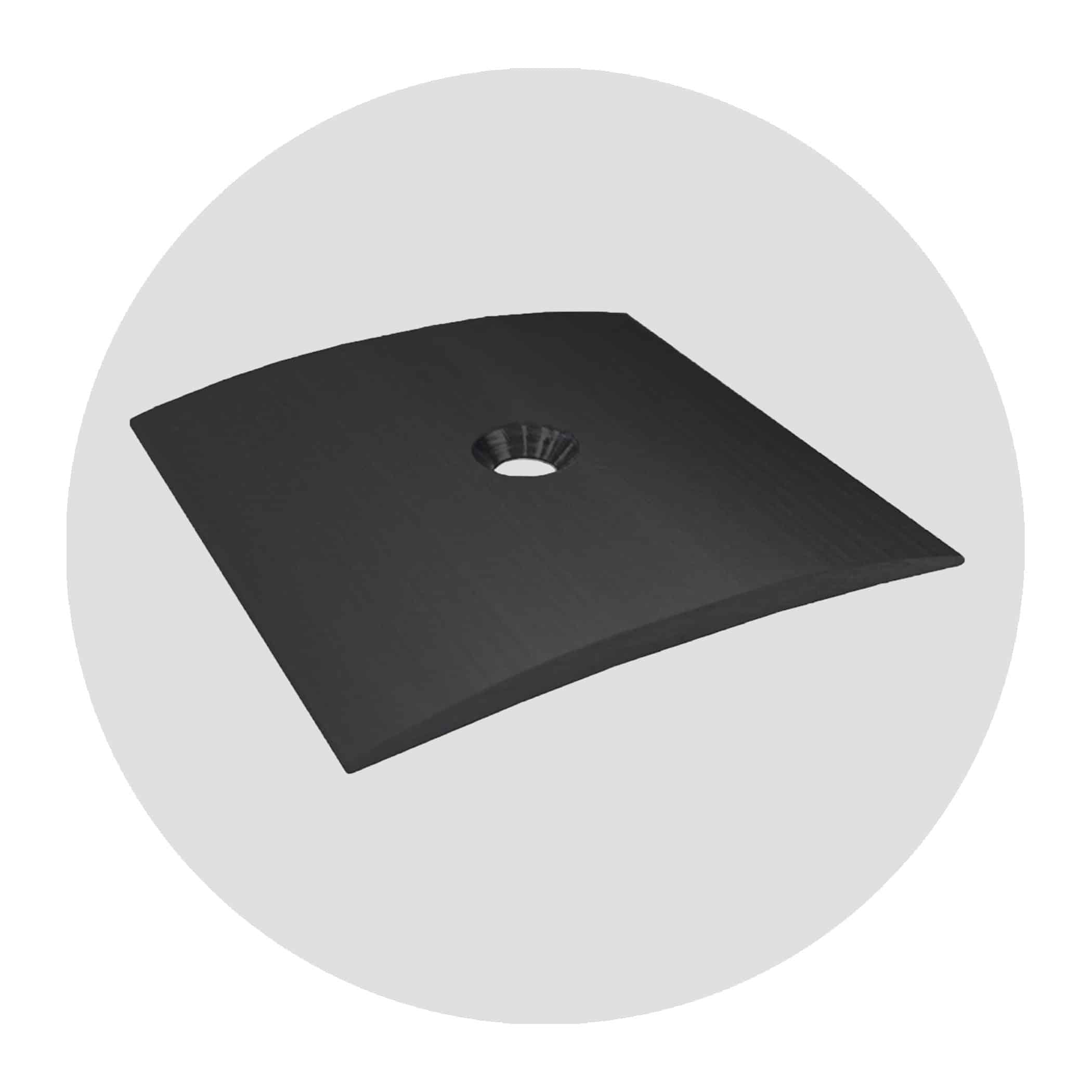 Heavy Duty Aluminium Cover Strip 50mm - Matt Black Variation Image