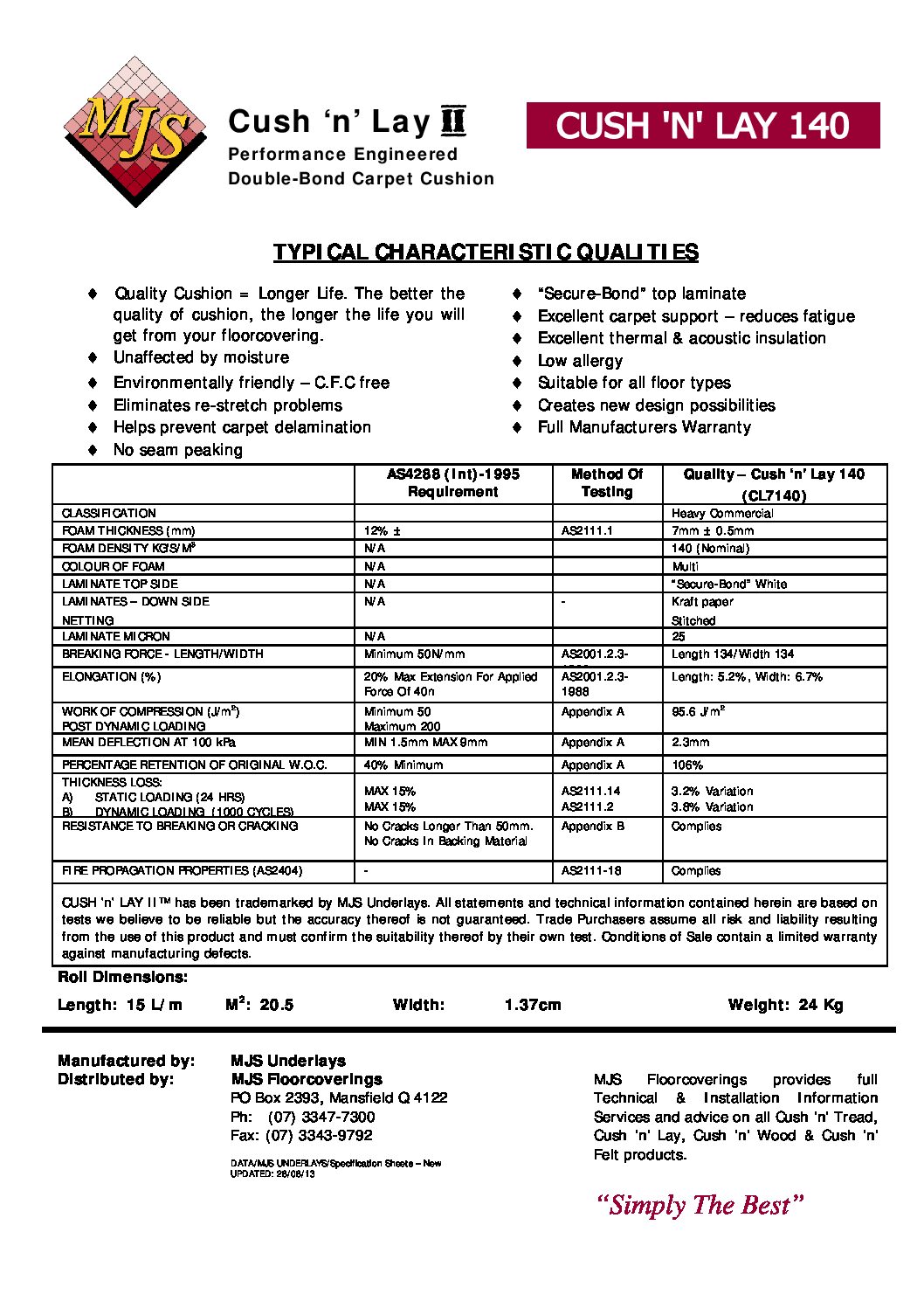 Technical Specifications