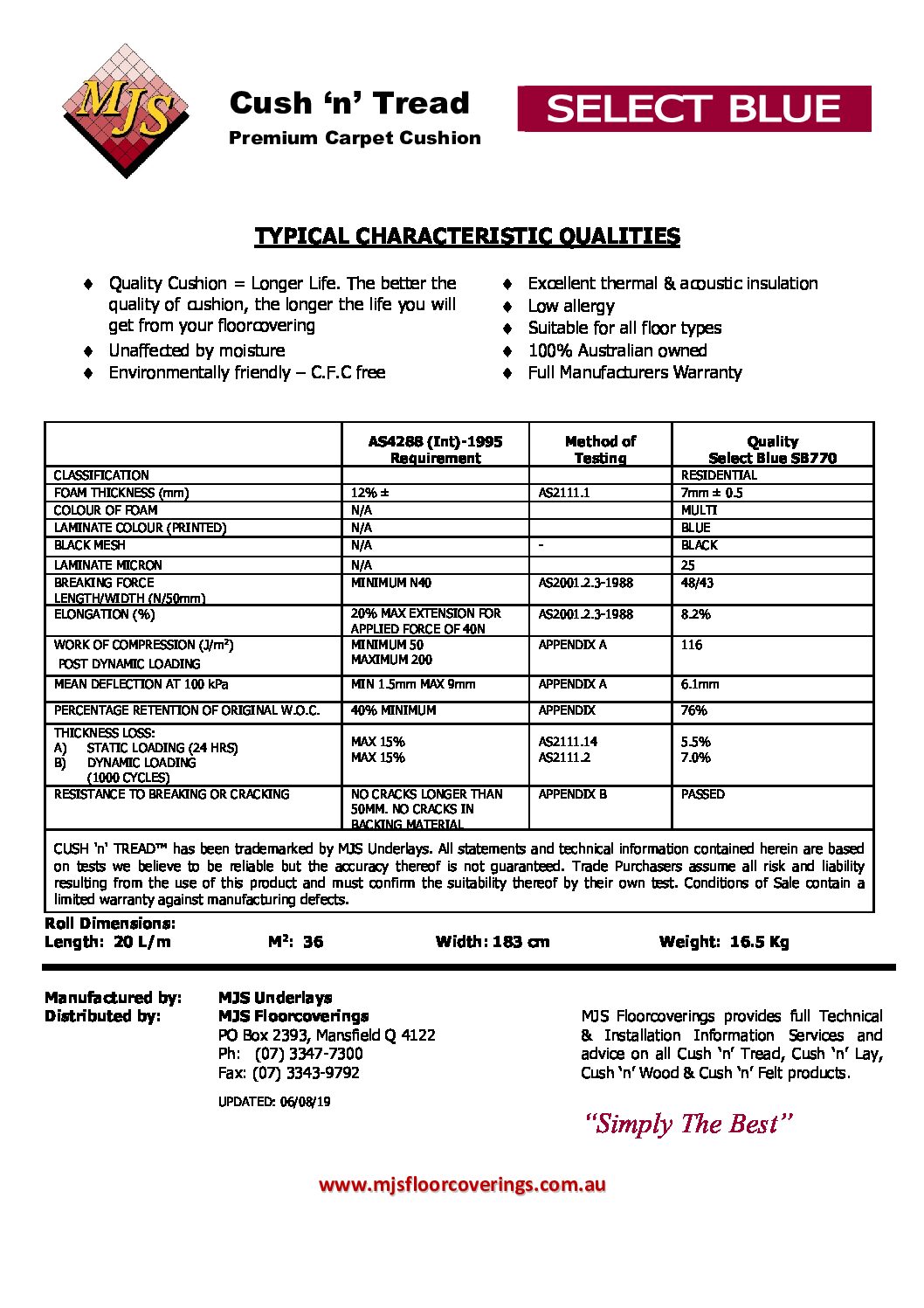 Technical Specifications