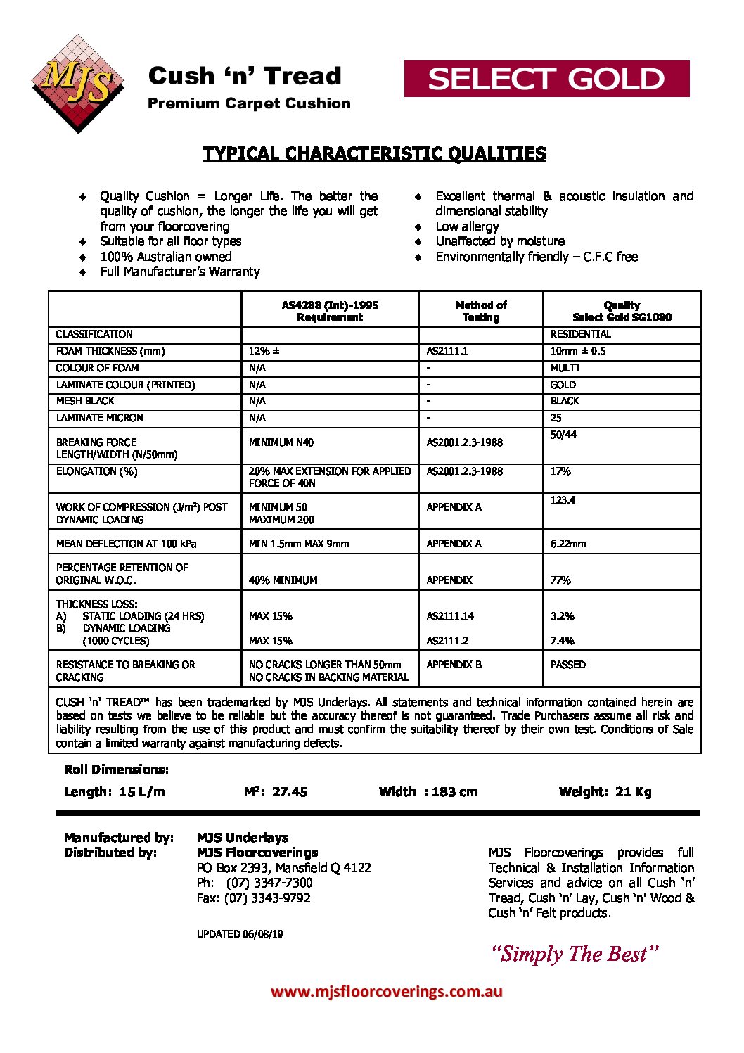 Technical Specifications