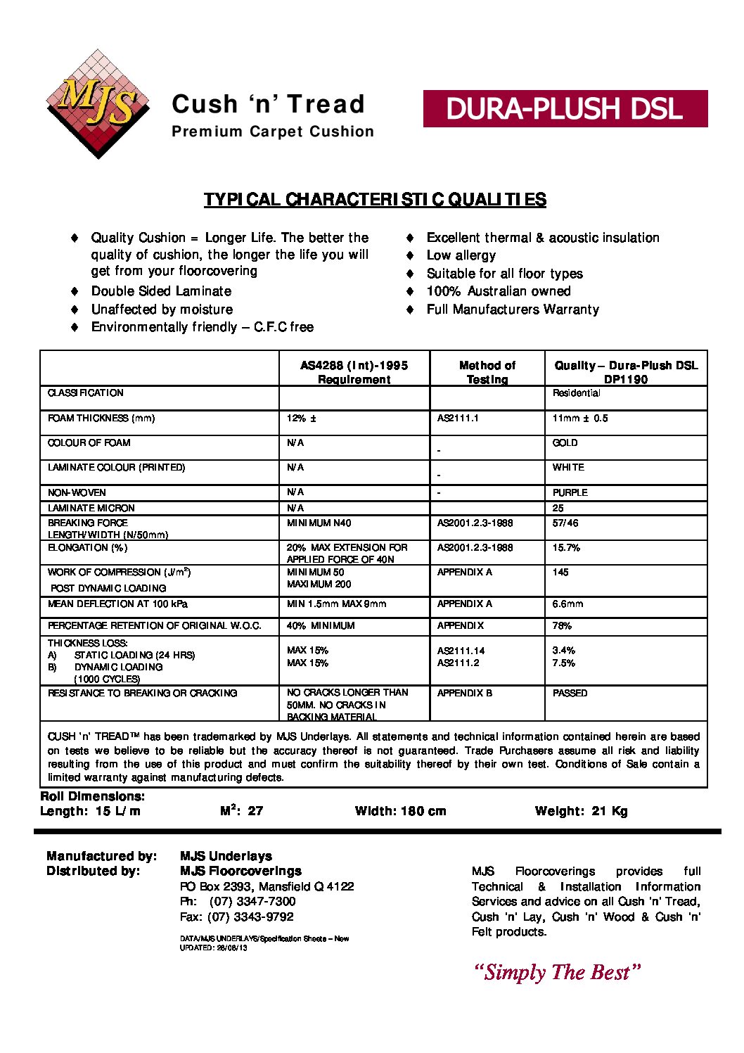 Technical Specifications