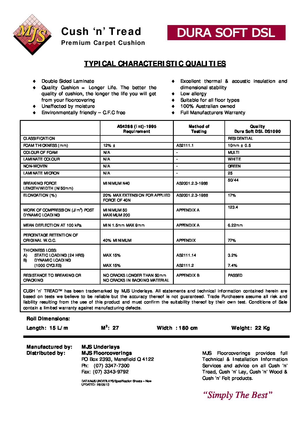 Technical Specifications