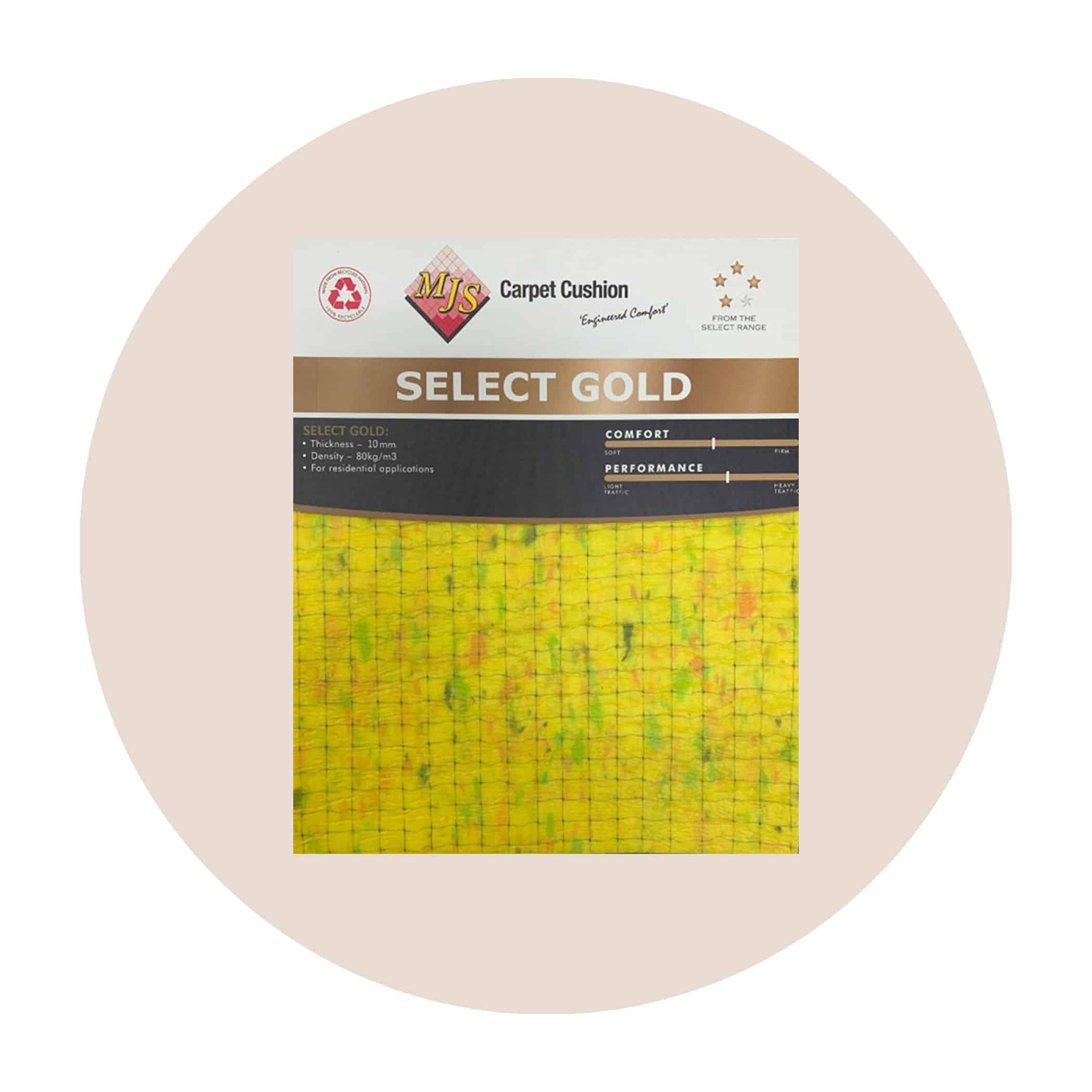 Cush N Tread Select Gold Residential Underlay 10mm - Product Image