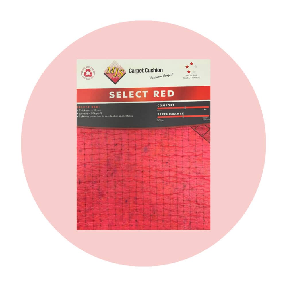 Cush N Tread Select Red Residential Underlay 10mm - Product Image