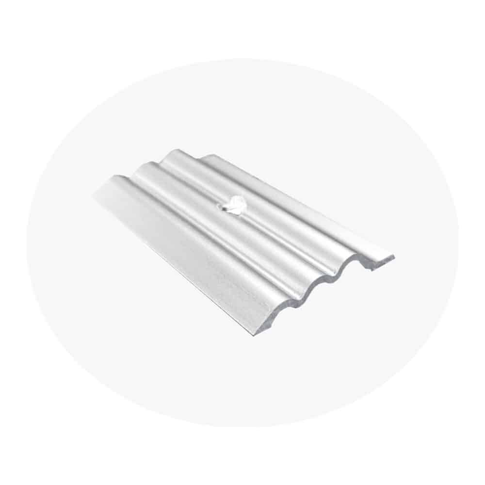 Rippled Cover Strip - Mill Finish Variation Image