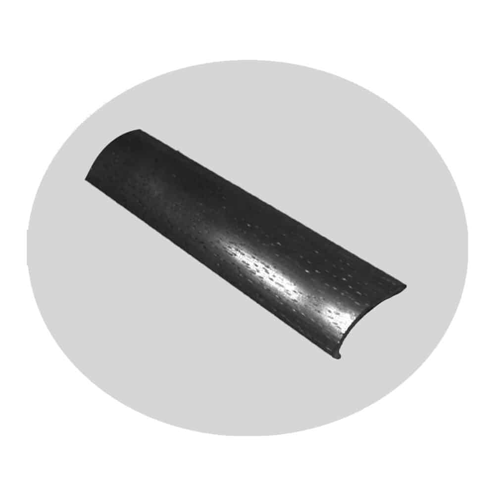 Hammered Cover Strip - Black Anodised Finish Variation Image